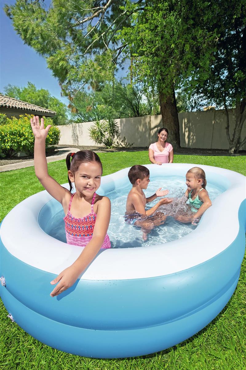 Bestway® 8'7" x 62" x 18"/2.62m x 1.57m x 46cm The Big Lagoon Family Pool