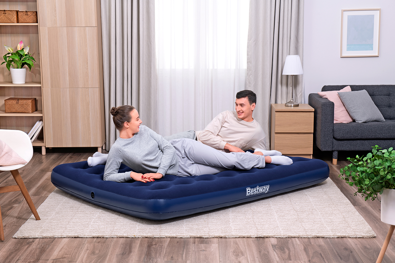 Doppelluftbett 203 x 152 x 22 cm Doppelluftbett 203 x 152 x 22 cm