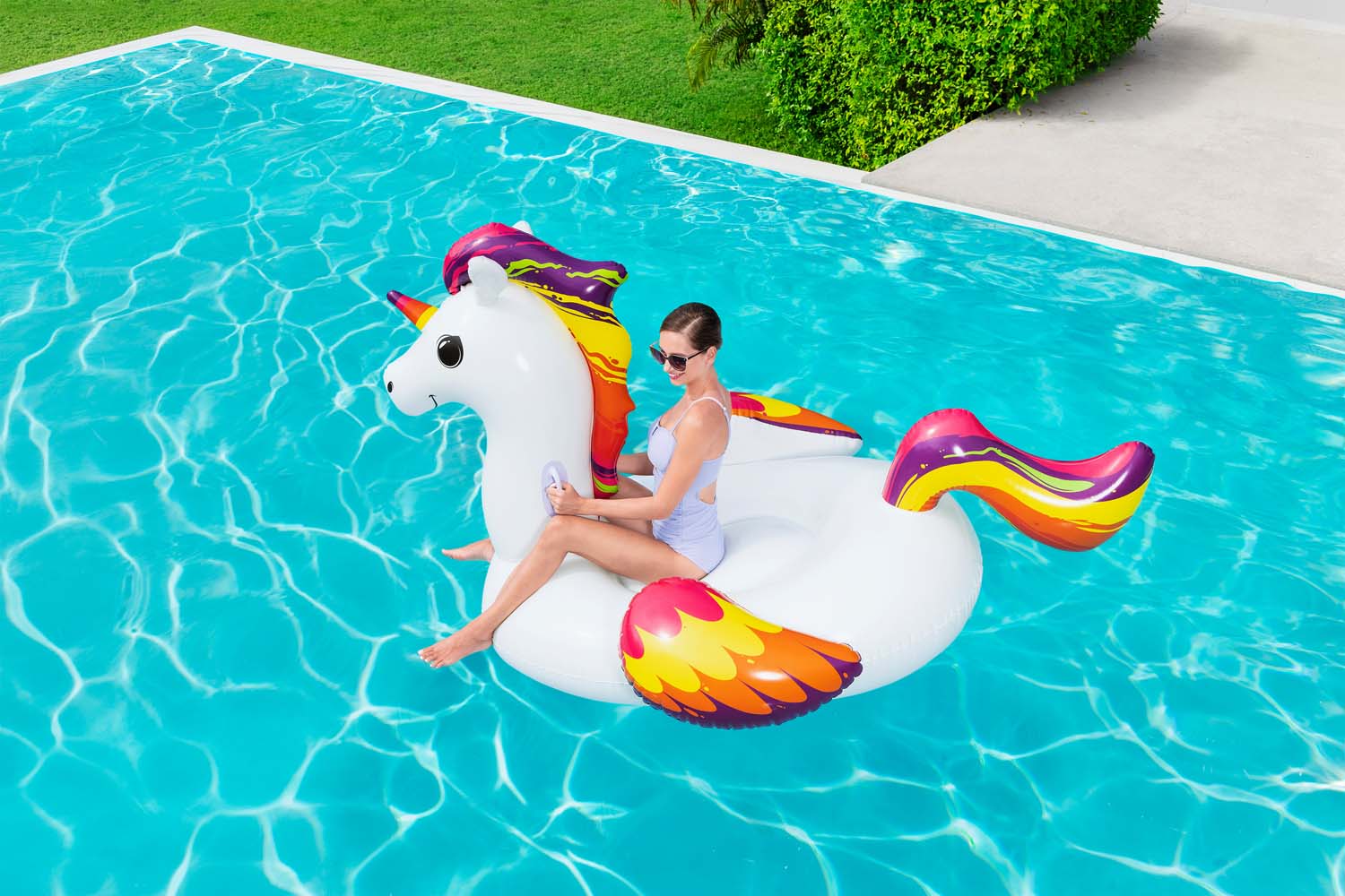 Schwimmtier Einhorn 224 x 164 cm