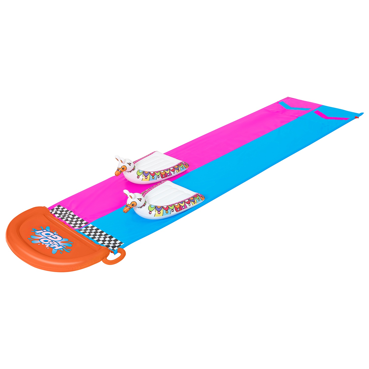 H2OGO!® 2-Personen -Wasserrutsche Lama 487 x 138 cm H2OGO!® 2-Personen -Wasserrutsche Lama 487 x 138 cm