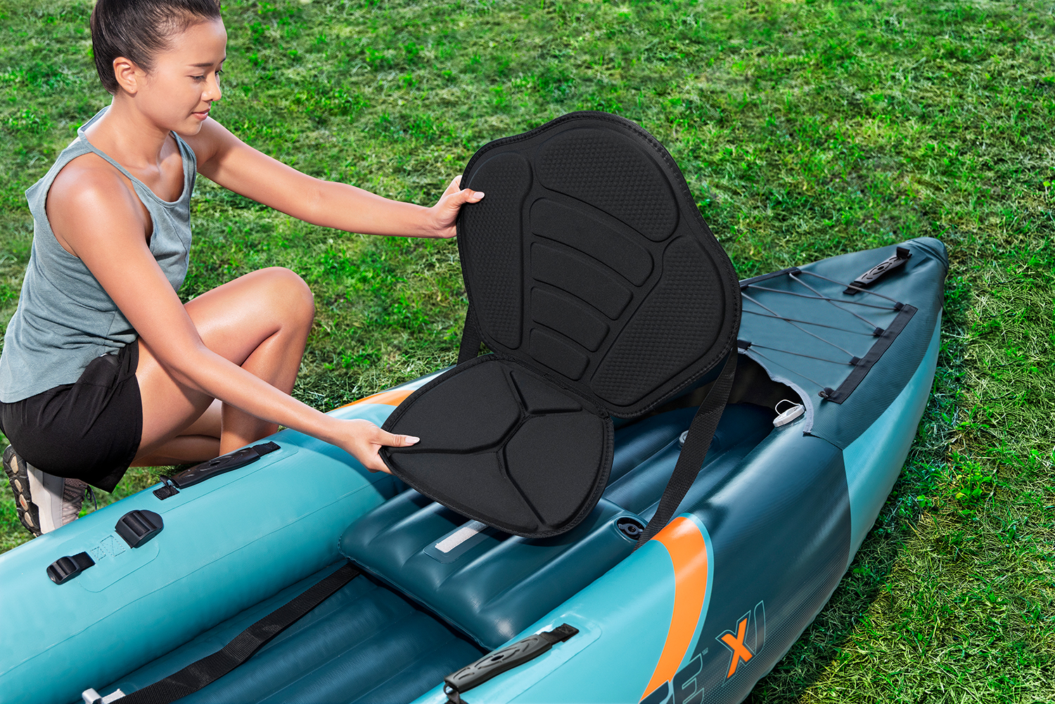 Hydro Force® Kajak-Set Surge Elite™ X1 312 x 94 x 30 cm