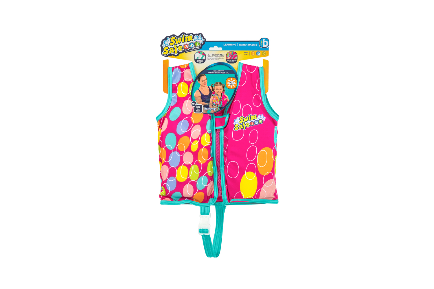 Swim Safe ABC™ Schwimmweste mit Textilbezug Stufe B Aqua Star™ 3-6 Jahre, sortiert