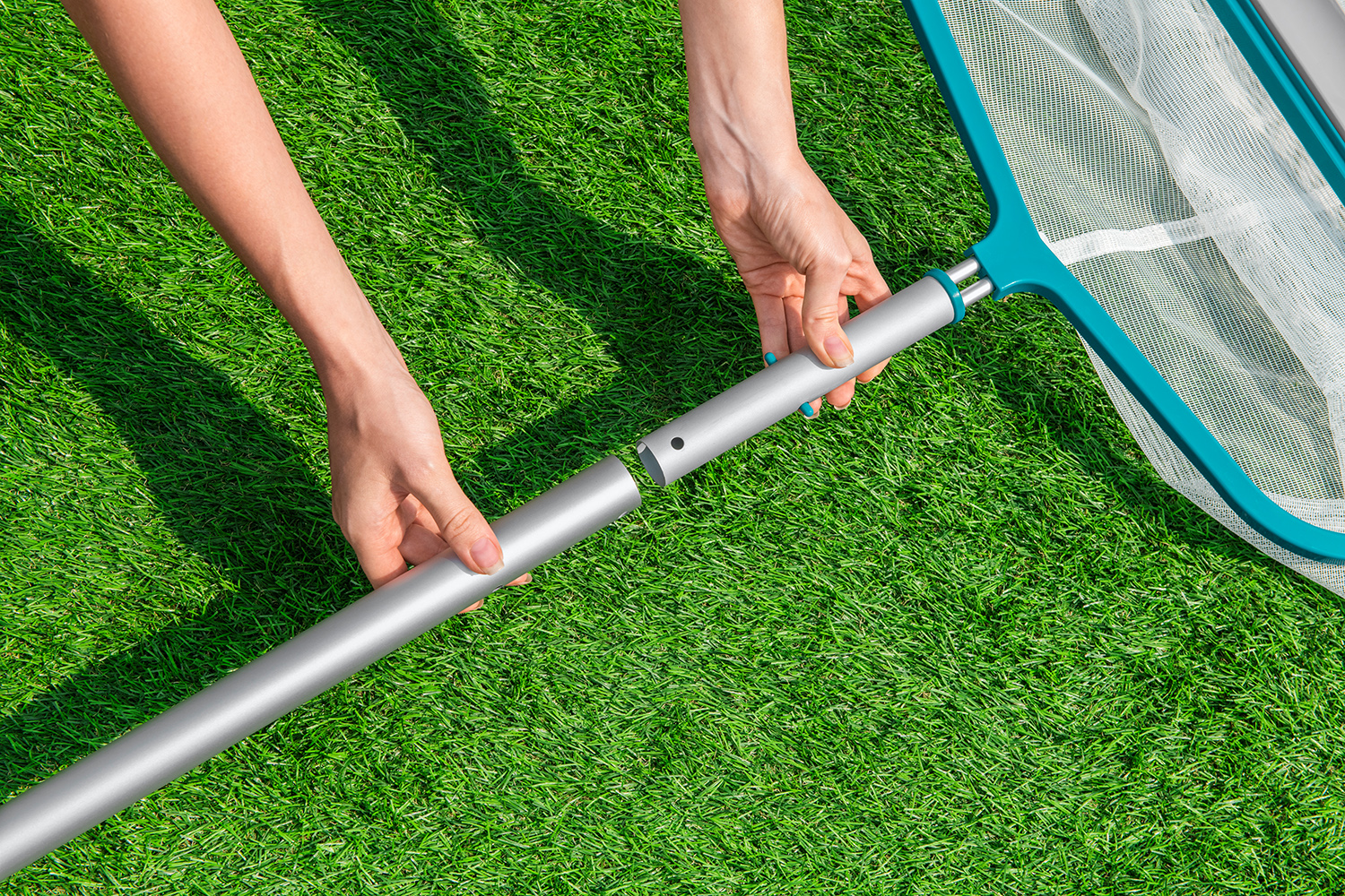 Poolkescher AquaNet™ Deluxe für Teleskopstange 50 x 48 x 2,8 cm Poolkescher AquaNet™ Deluxe für Teleskopstange 50 x 48 x 2,8 cm