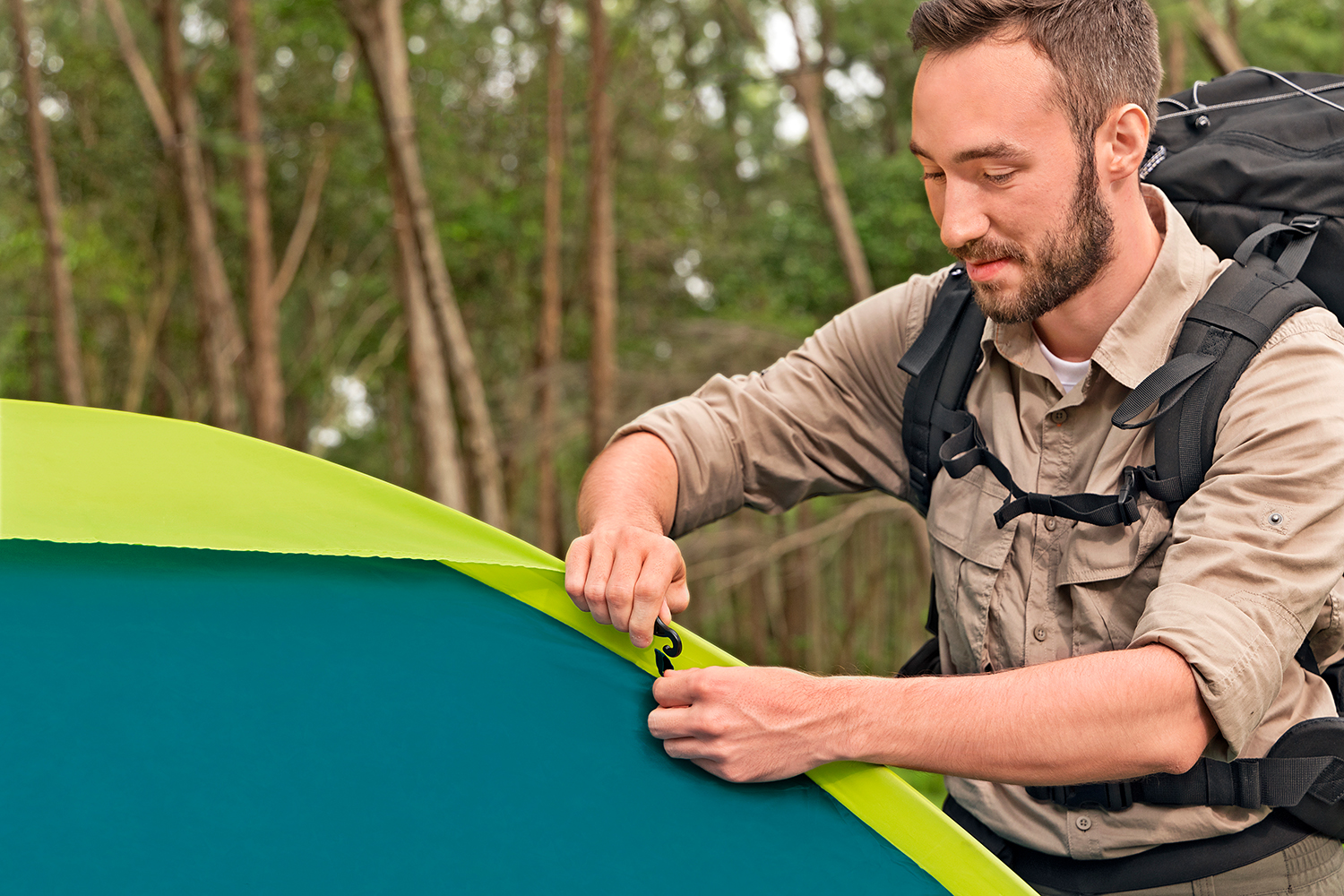 4-Personen-Zelt Wander Dome™ 200 x 240 x 135 cm  4-Personen-Zelt Wander Dome™ 200 x 240 x 135 cm