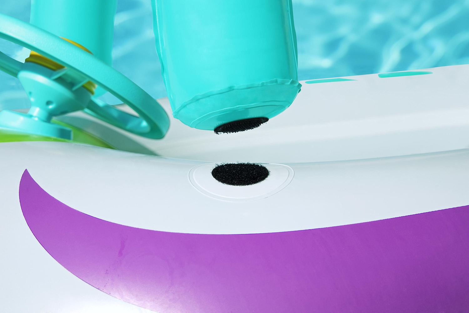 Space Splash™ Kinder Schlauchboot Raumschiff mit Sonnenschutzdach 107 x 112 cm Space Splash™ Kinder Schlauchboot Raumschiff mit Sonnenschutzdach 107 x 112 cm