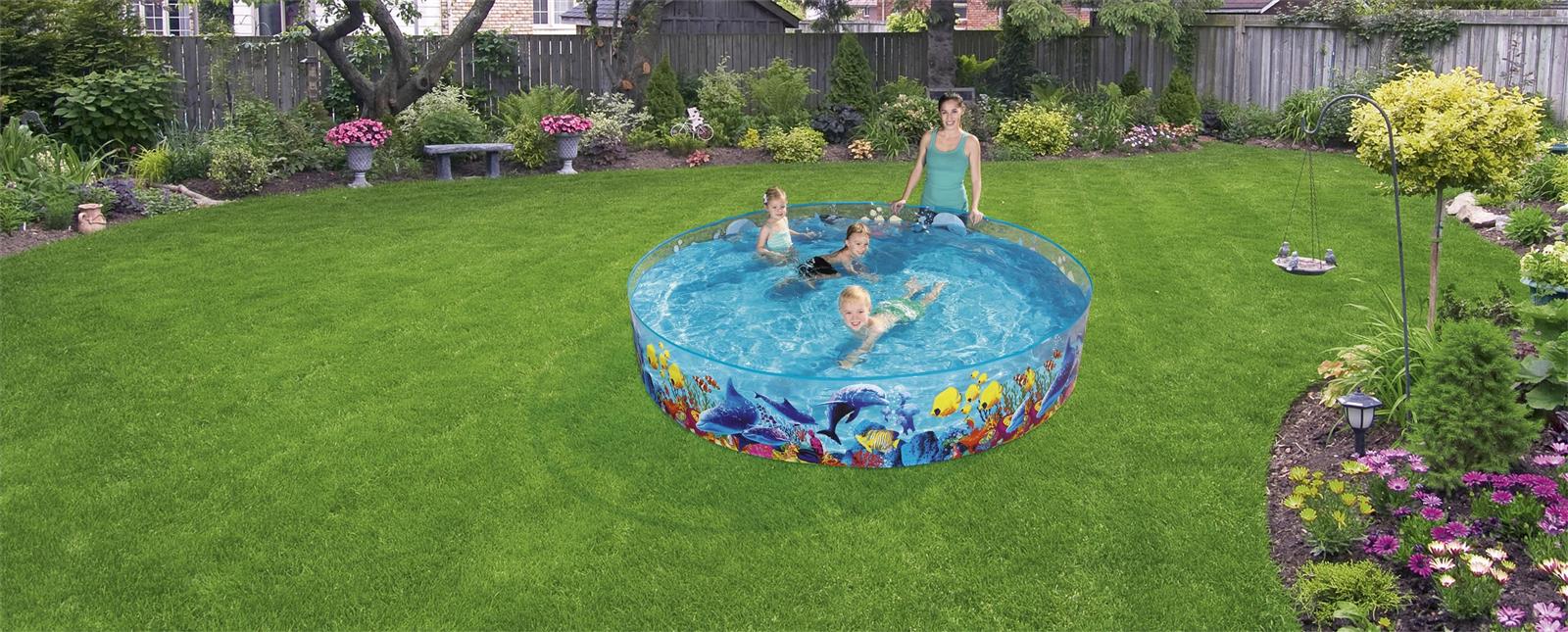 Bestway® ?8' x H18"/?2.44m x H46cm Fill 'N Fun Odyssey Pool