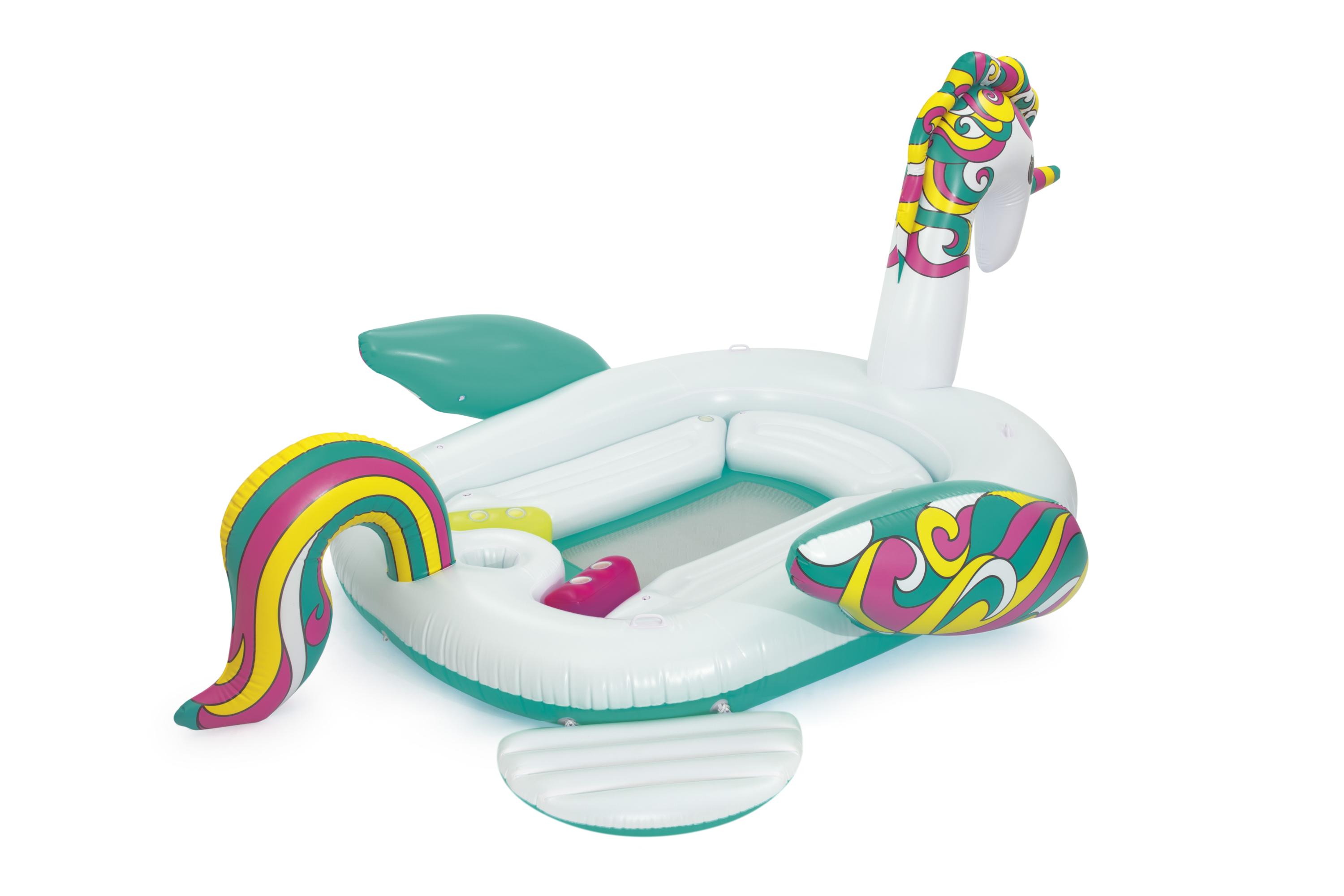 6-Personen-Badeinsel Einhorn 590 x 404 cm