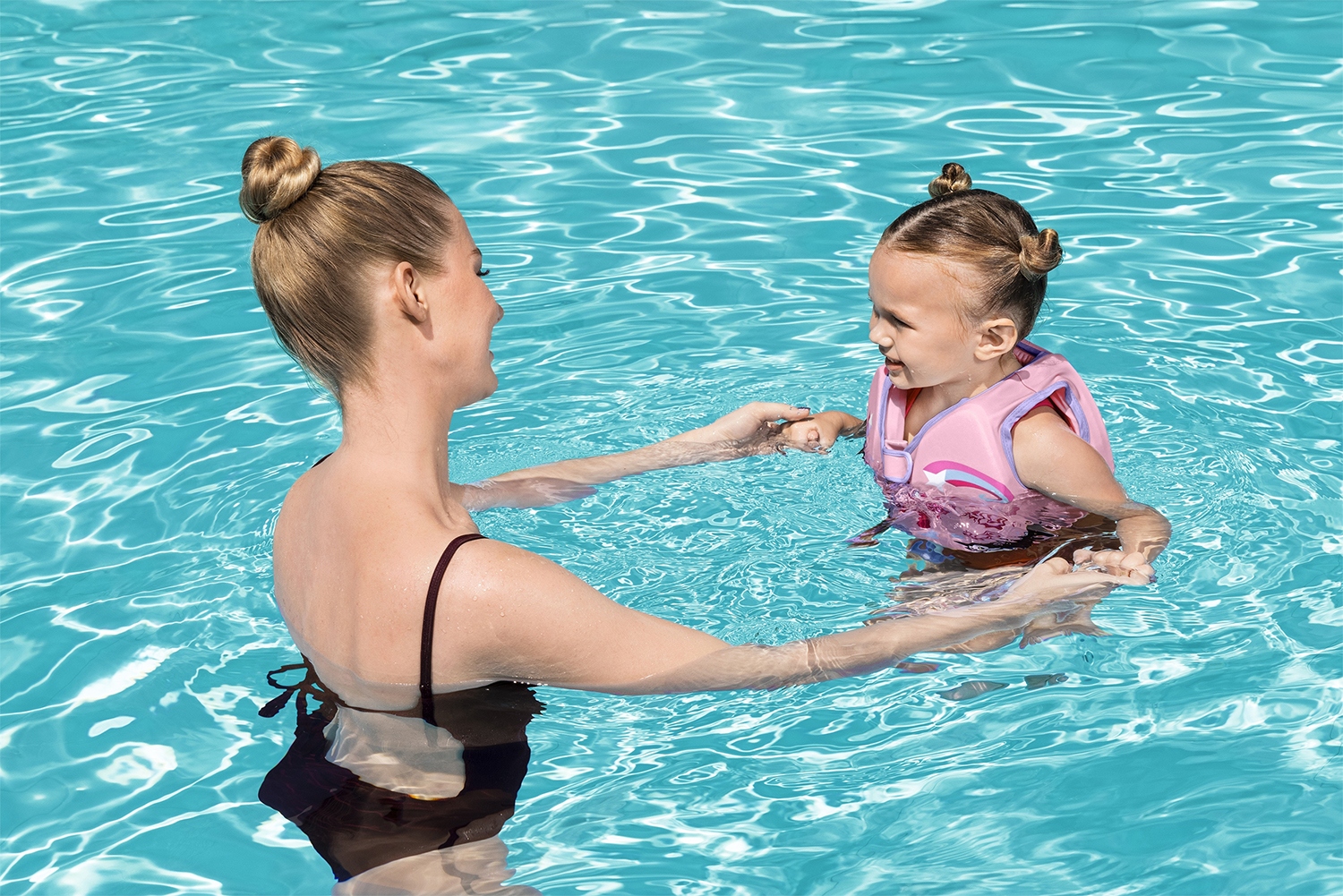 Swim Safe ABC™ Disney Junior® Schwimmweste mit Textilbezug Stufe B  Minnie Mouse, 1-3 Jahre