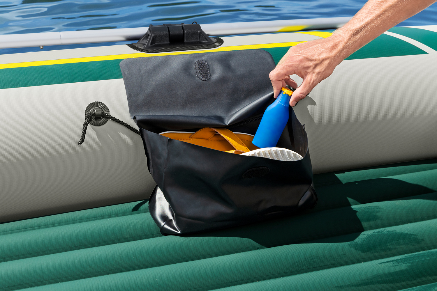 Hydro-Force™ Schlauchboot Komplett-Set Ranger Elite™ X3 295 x 130 x 46 cm