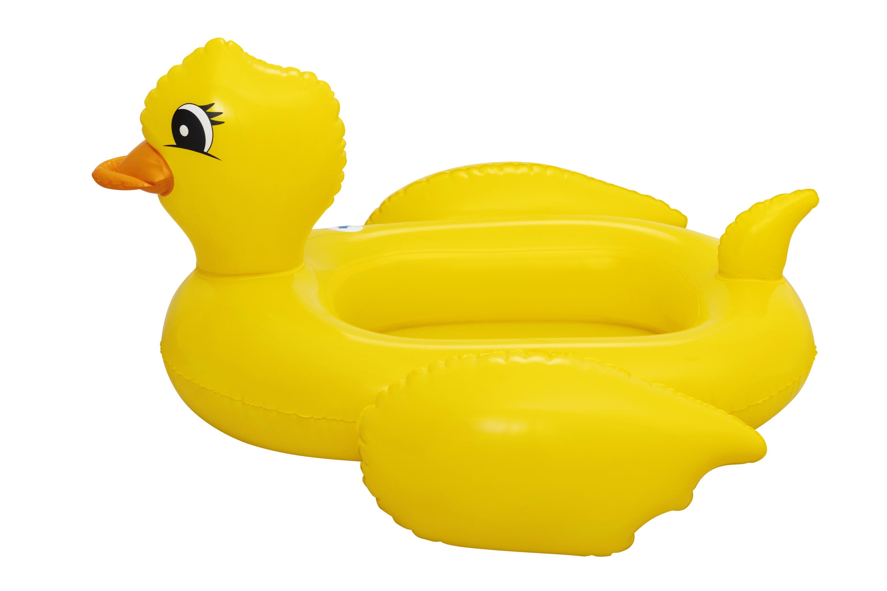 Funspeakers™ Kinder Schlauchboot Ente mit integriertem Lautsprecher 102 x 99 cm