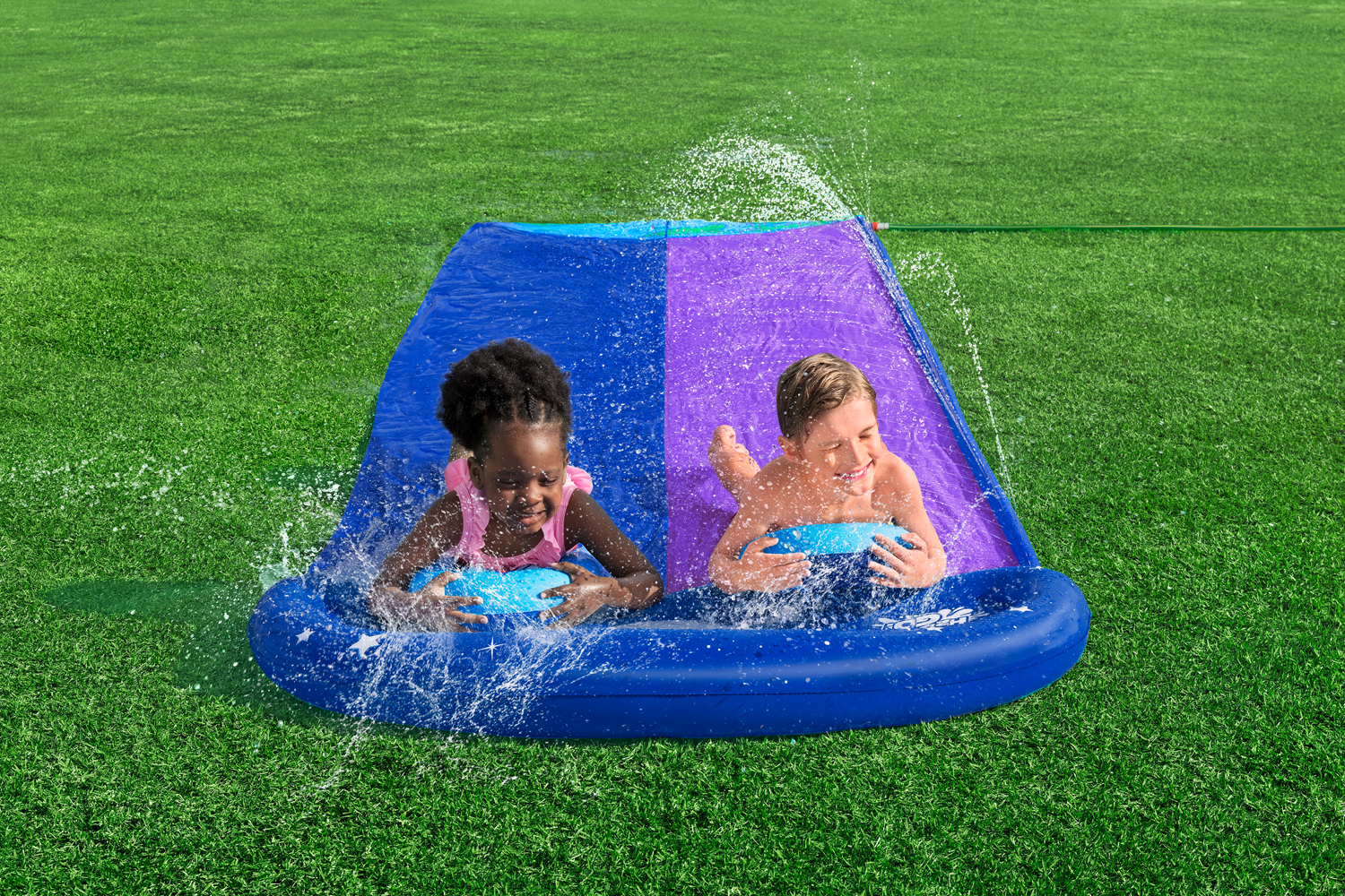 H2OGO!® 2-Personen-Rutsche Lunar Launch™ 488 x 138 cm