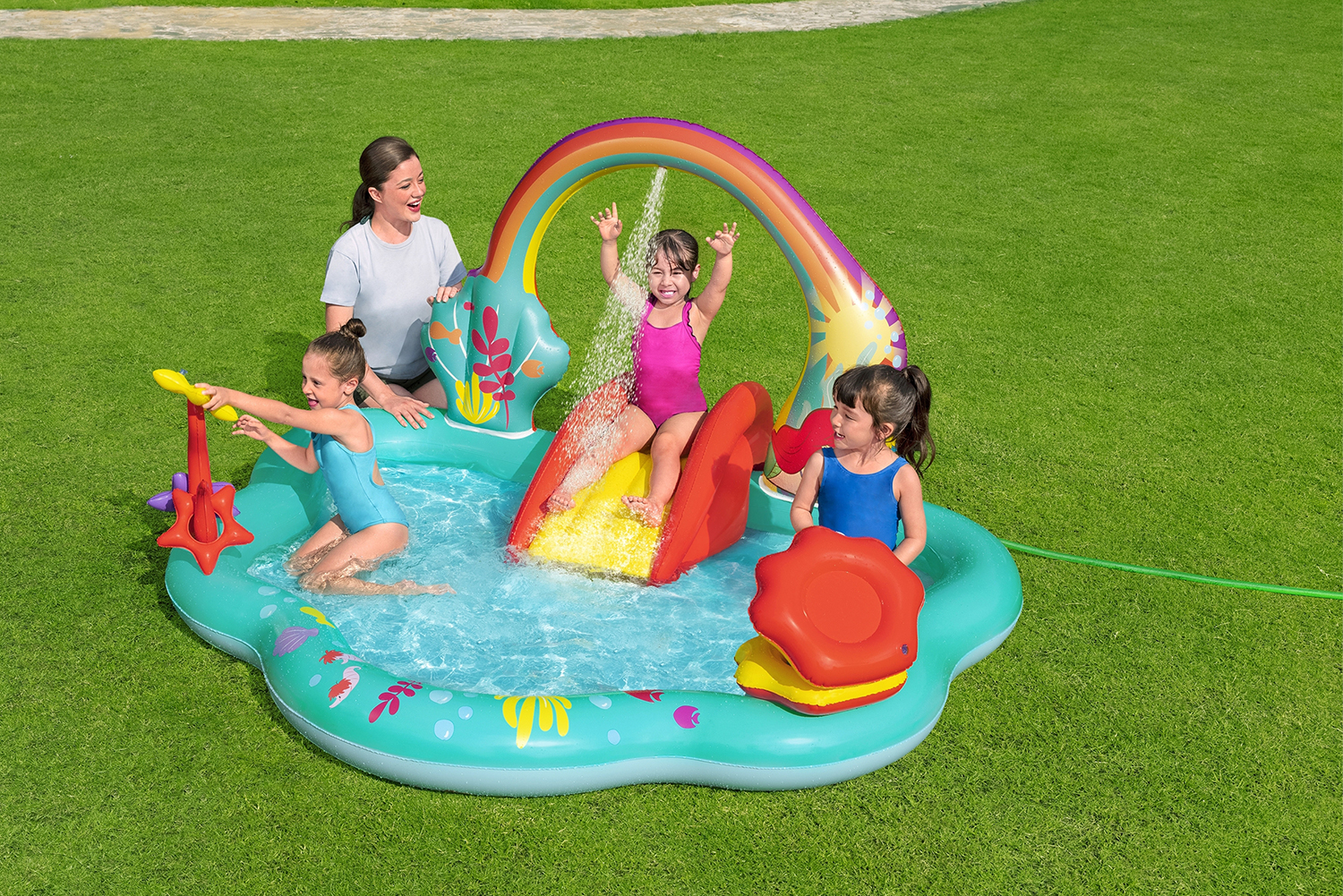 Wasserspielcenter Little Mermaid 221 x 193 x 117 cm