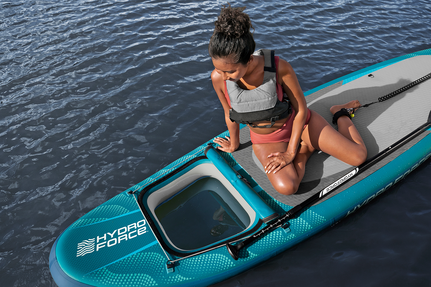 Hydro Force® SUP Freizeit Board-Set Aqua Drifter™ View 335 x 91,5 x 15 cm