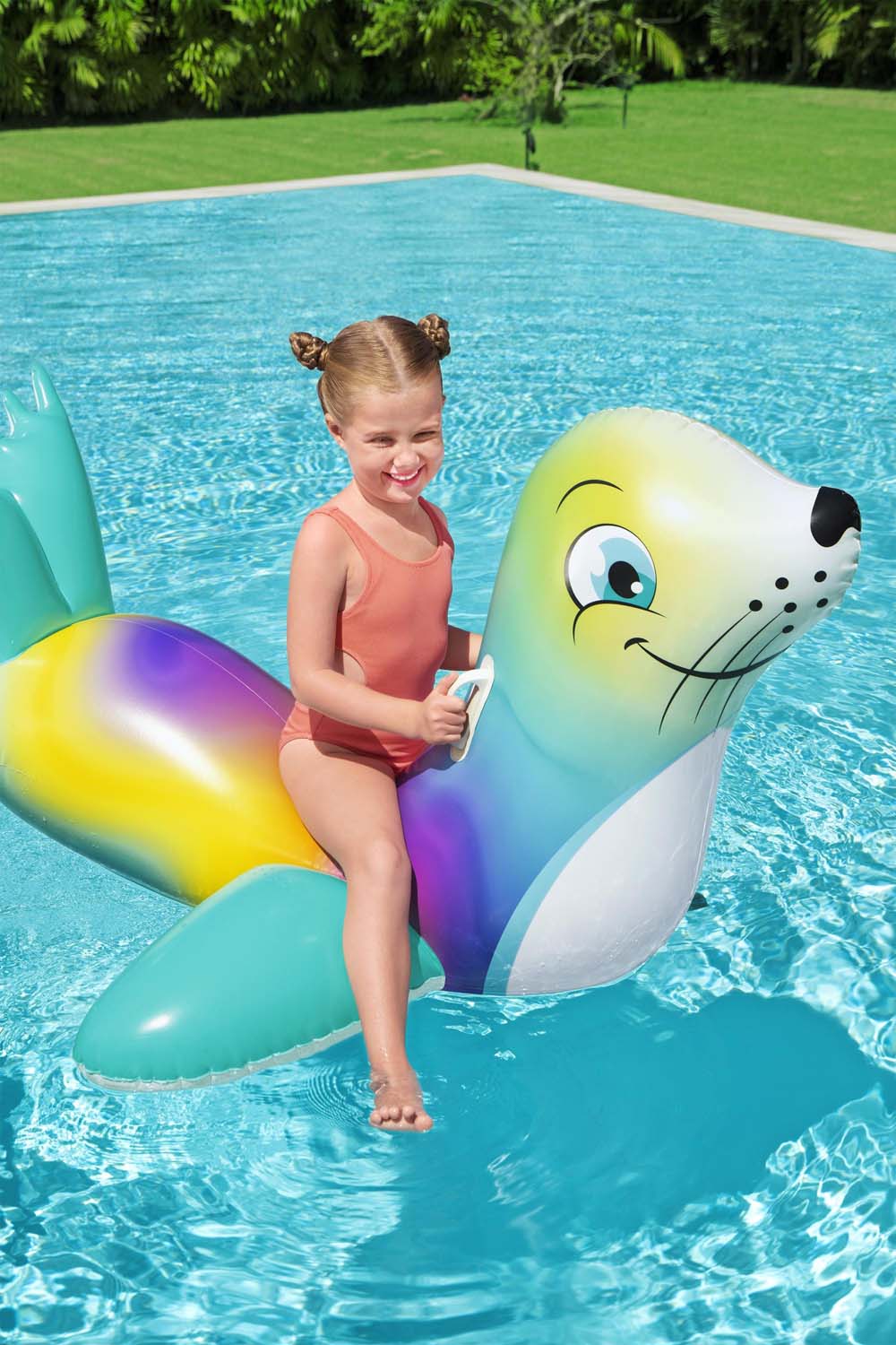 Flash N' Splash Seal™ Schwimmtier 157 x 114 cm
