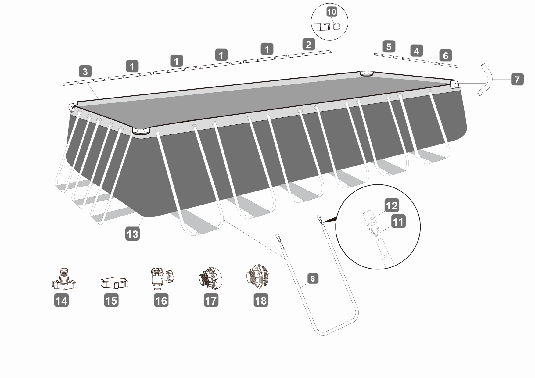 Pool Cover 732cm x 366cm