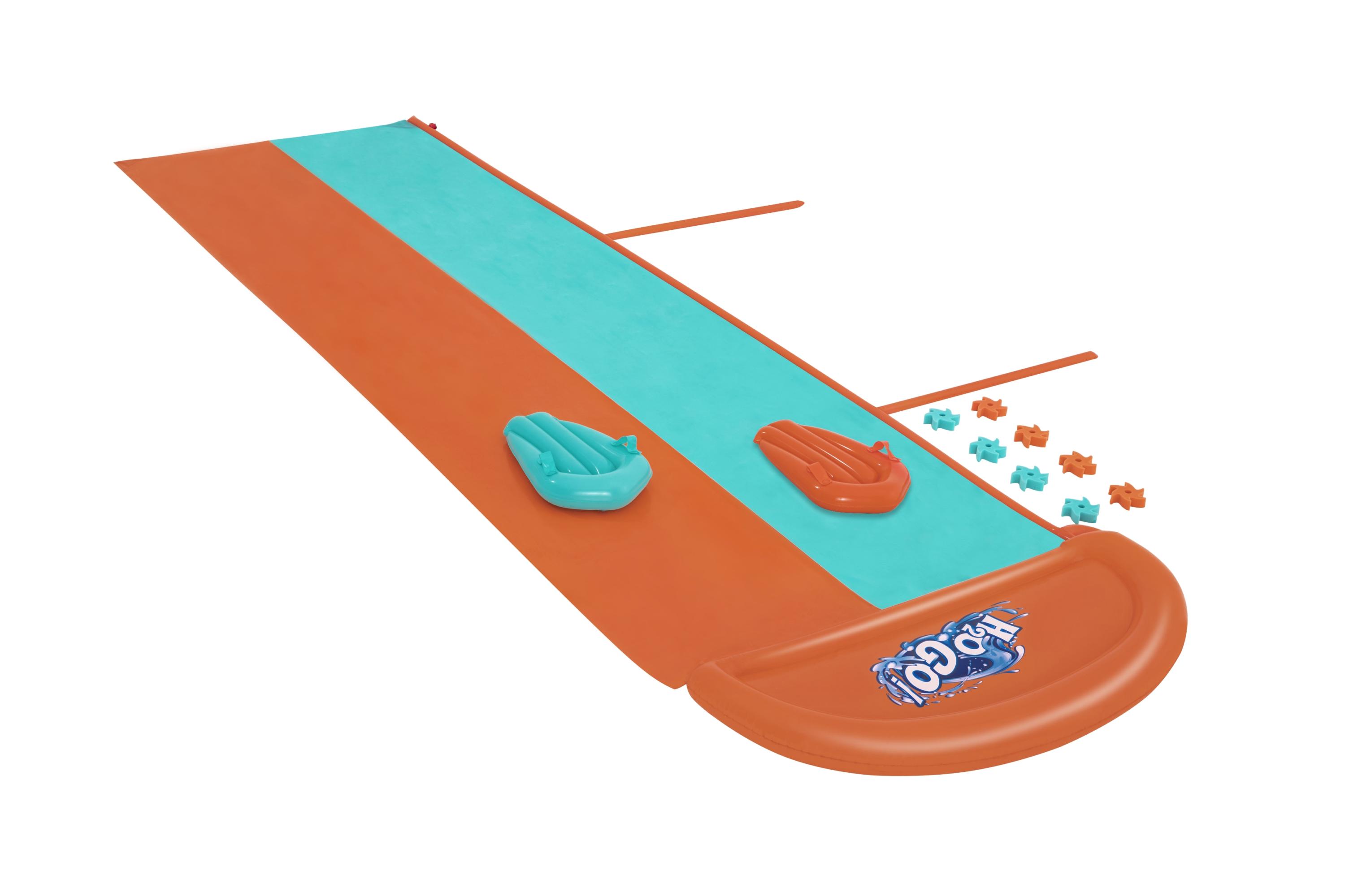 H2OGO!® 2-Personen-Wasserrutsche Sponge Soakers™ 488 x 225 cm