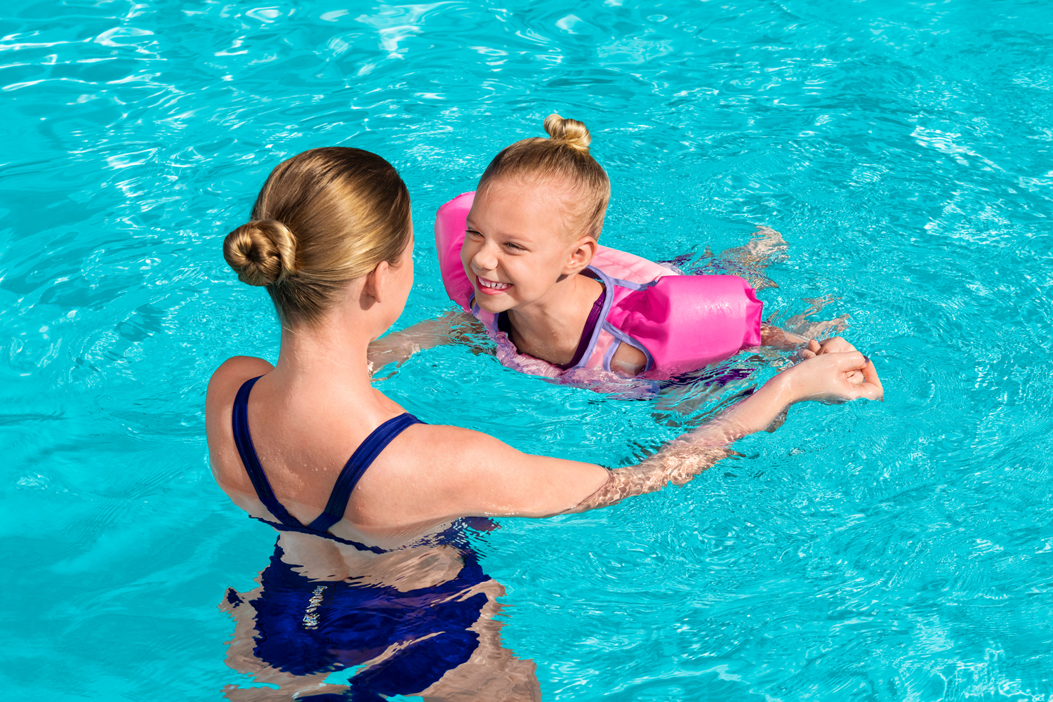 Disney Junior®  Swim Safe ABC™ Schwimmflügelweste Stufe B Minnie Mouse mit Textilbezug, 3-6 Jahre