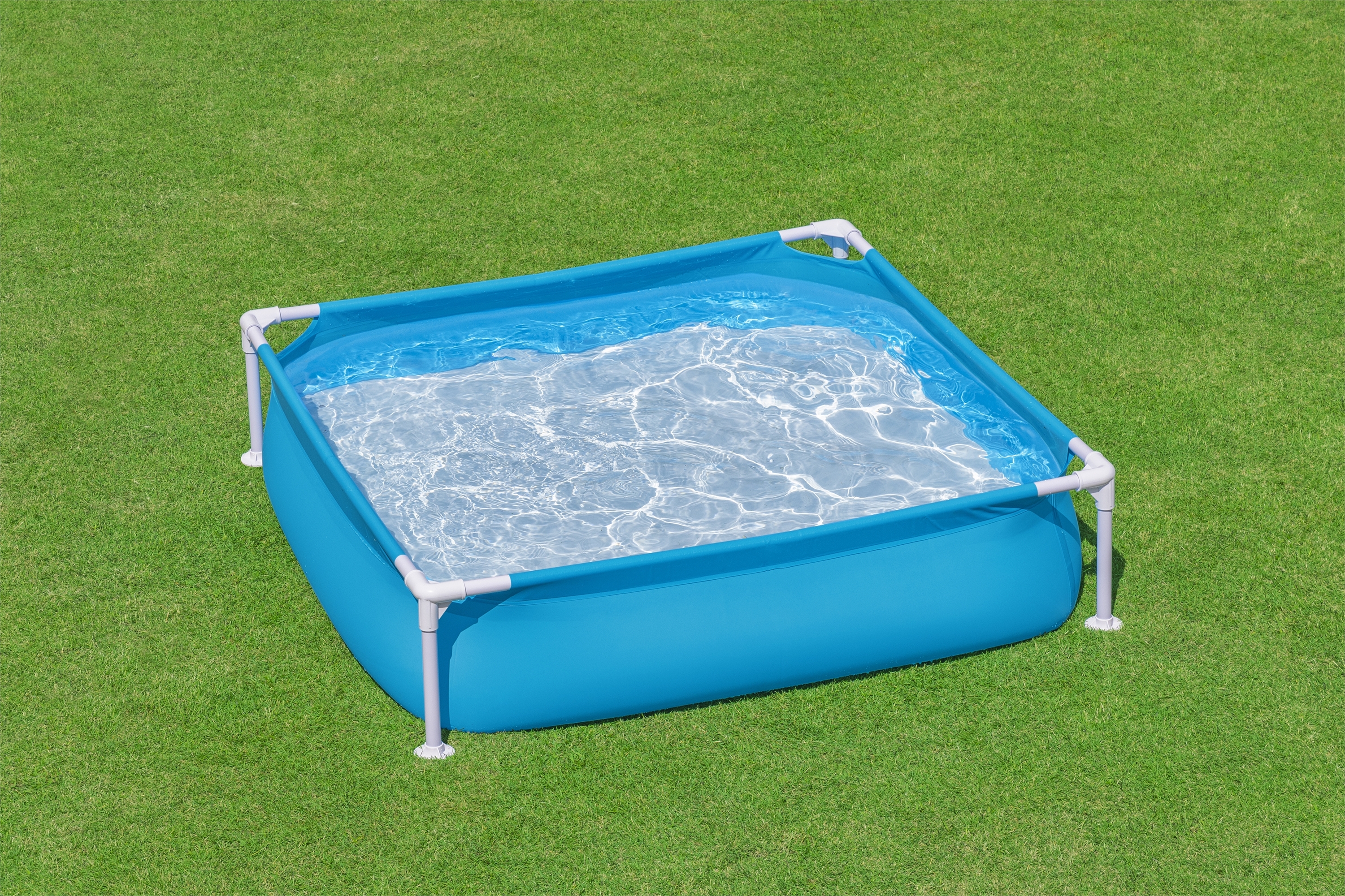 My First Frame Pool 122 x 122 x 30,5 cm, blau , eckig