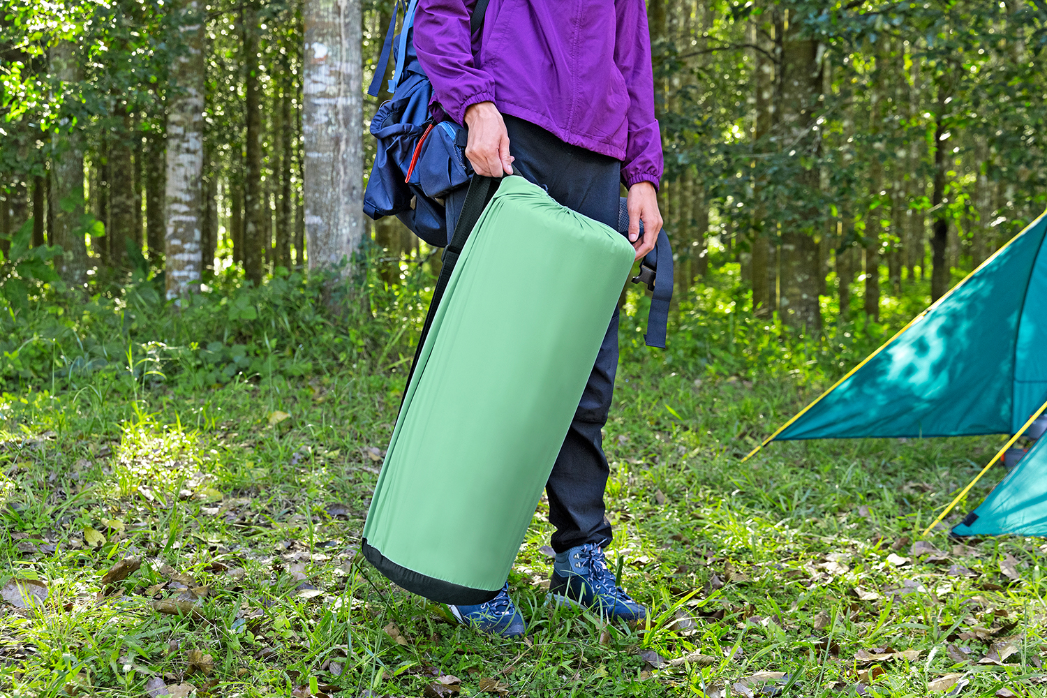 Aufblasbare Single XL Schlafmatte ComforTrek™ 198 x 63,5 x 10,8 cm Aufblasbare Single XL Schlafmatte ComforTrek™ 198 x 63,5 x 10,8 cm