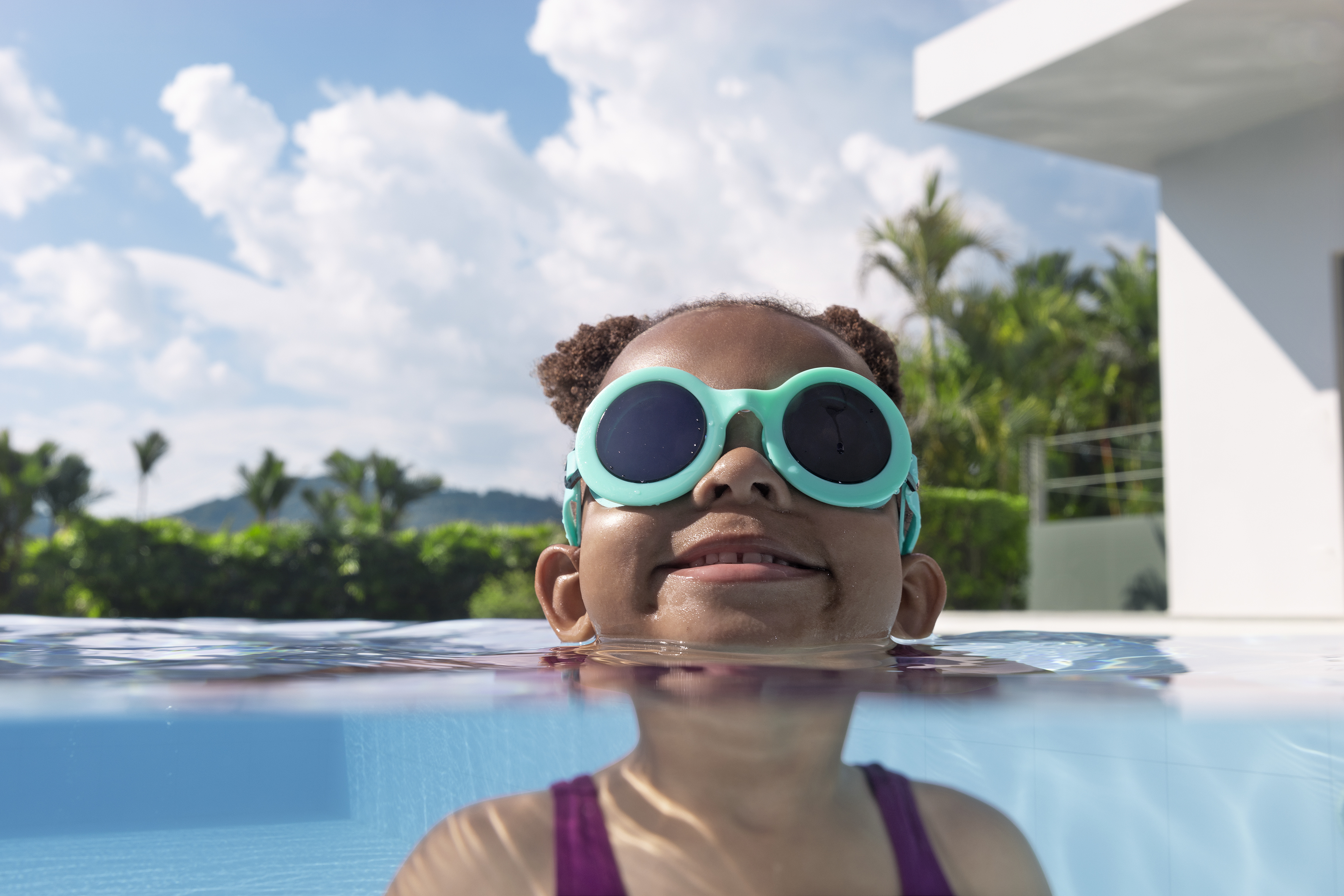 Schwimmbrille Aquashades™ ab 3 Jahren, Türkis