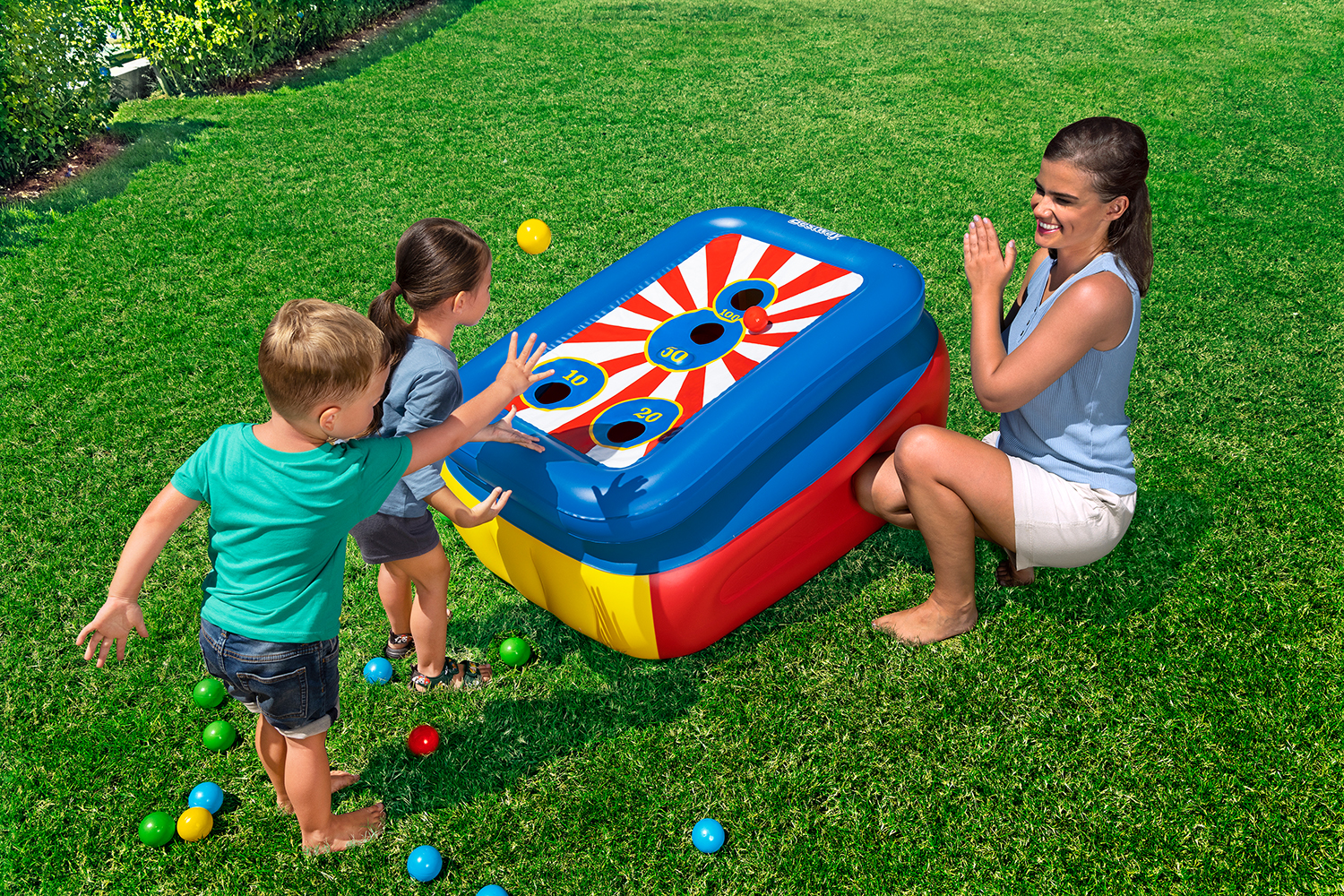 Multifunktionales Bällebad Flip 'n Toss™ 110 x 81 x 140 / 62 cm Multifunktionales Bällebad Flip 'n Toss™ 110 x 81 x 140 / 62 cm