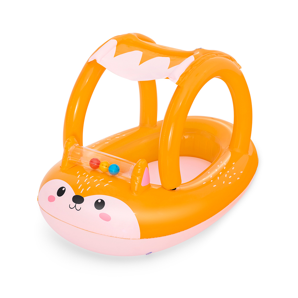 Friendly Fox™ Kinder Schlauchboot mit Sonnenschutzdach 94 x 66 cm