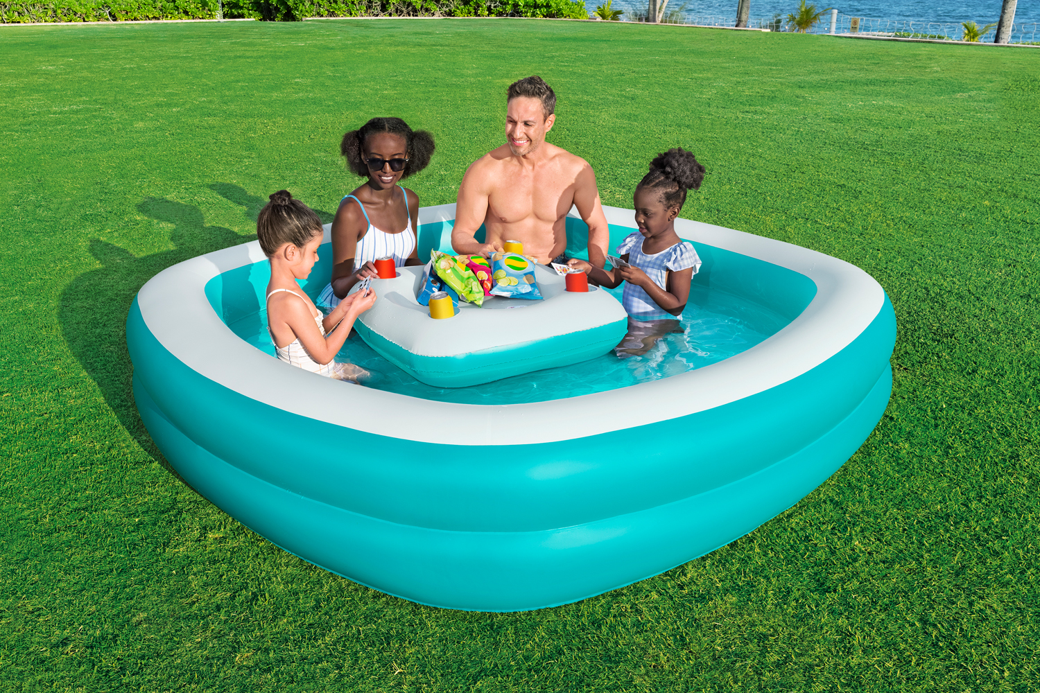 Family Pool Sippin Summer™ 218 x 218 x 48 cm