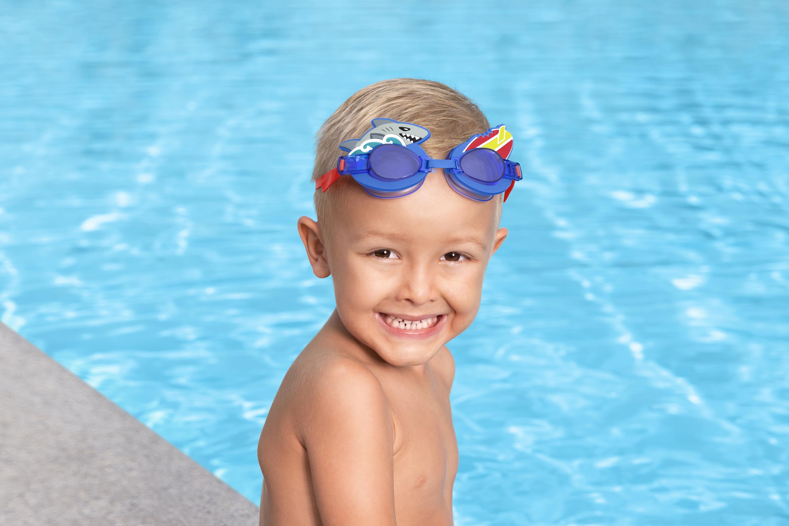 Aqua Pals™ Schwimmbrille ab 3 Jahren, Hai