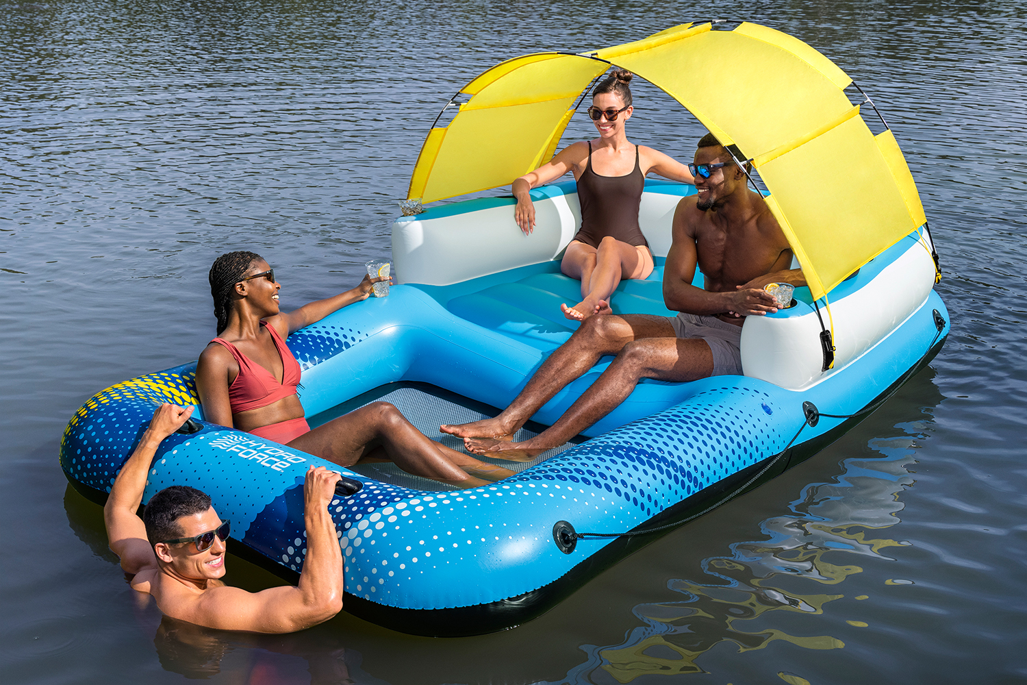 Hydro-Force™ 4-Personen-Badeinsel Summer Oasis™ 320 x 198 cm