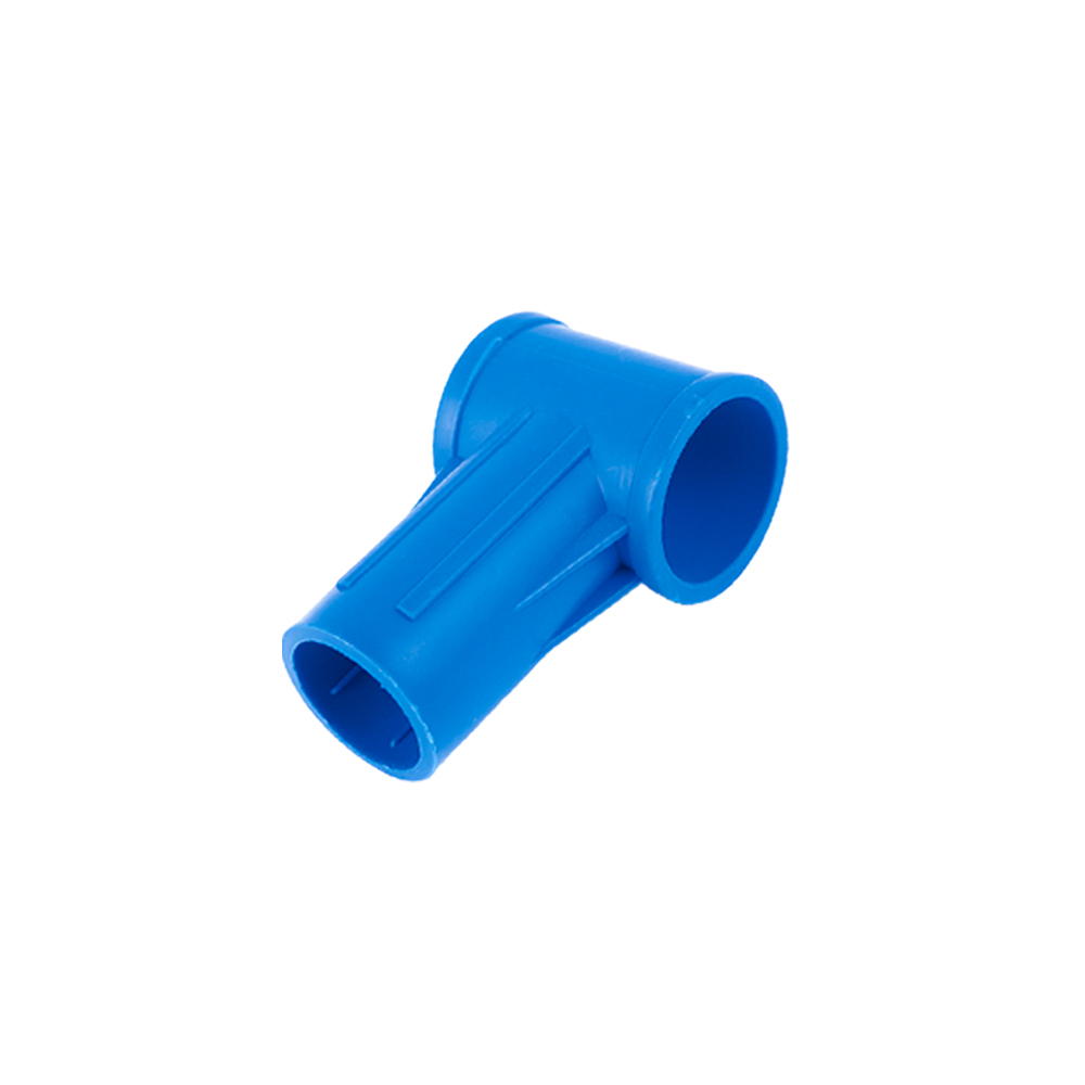 Bestway® Spare Part T-connector set (blue / 4 pieces) for various Steel Pro™ frame pools, angular
