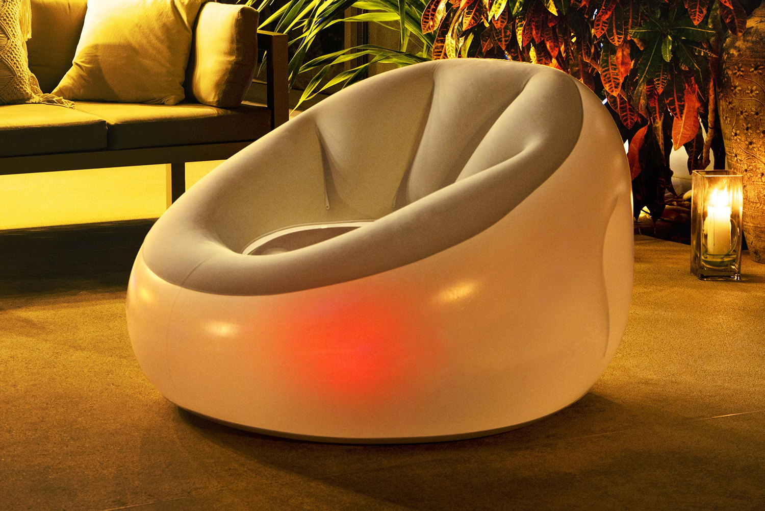 Inflate-A-Chair™ LED Luftsessel 102 x 97 x 71 cm Inflate-A-Chair™ LED Luftsessel 102 x 97 x 71 cm