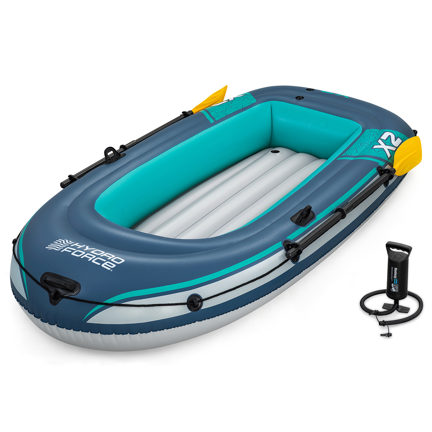 Hydro Force® Schlauchboot-Set Trek™ X2 232 x 118 x 37 cm