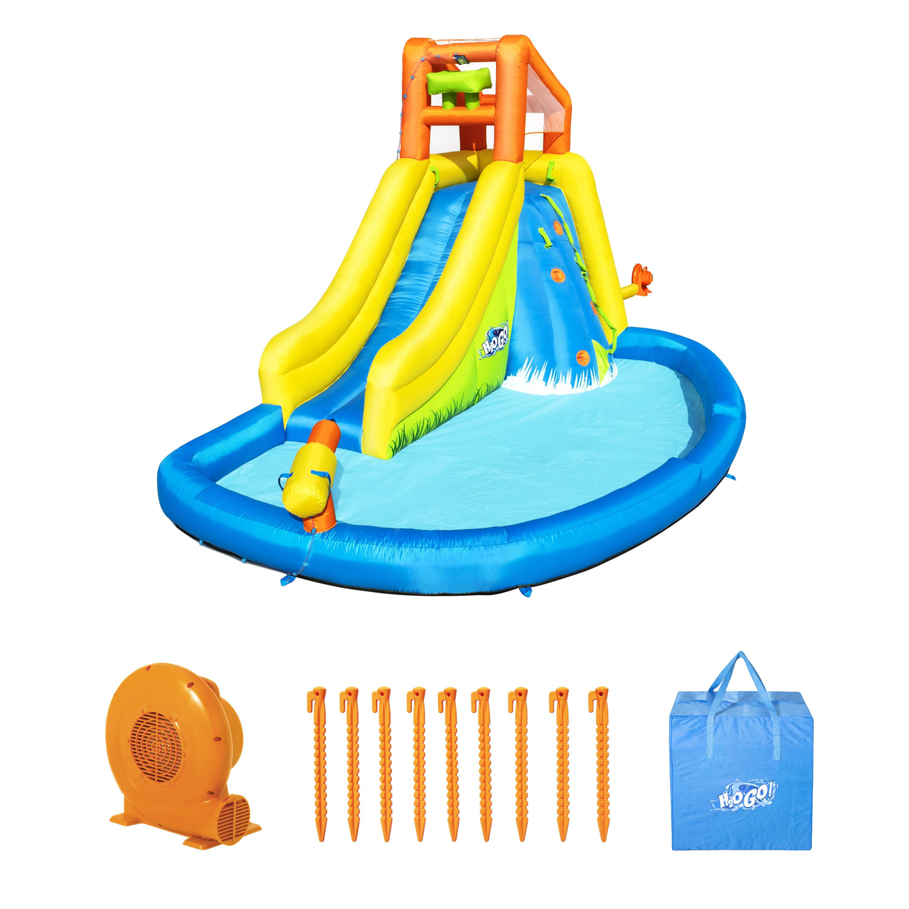 H2OGO!™ 14'3" x 9'5" x 8'9"/4.35m x 2.86m x 2.67m Mount Splashmore Mega WaterPark