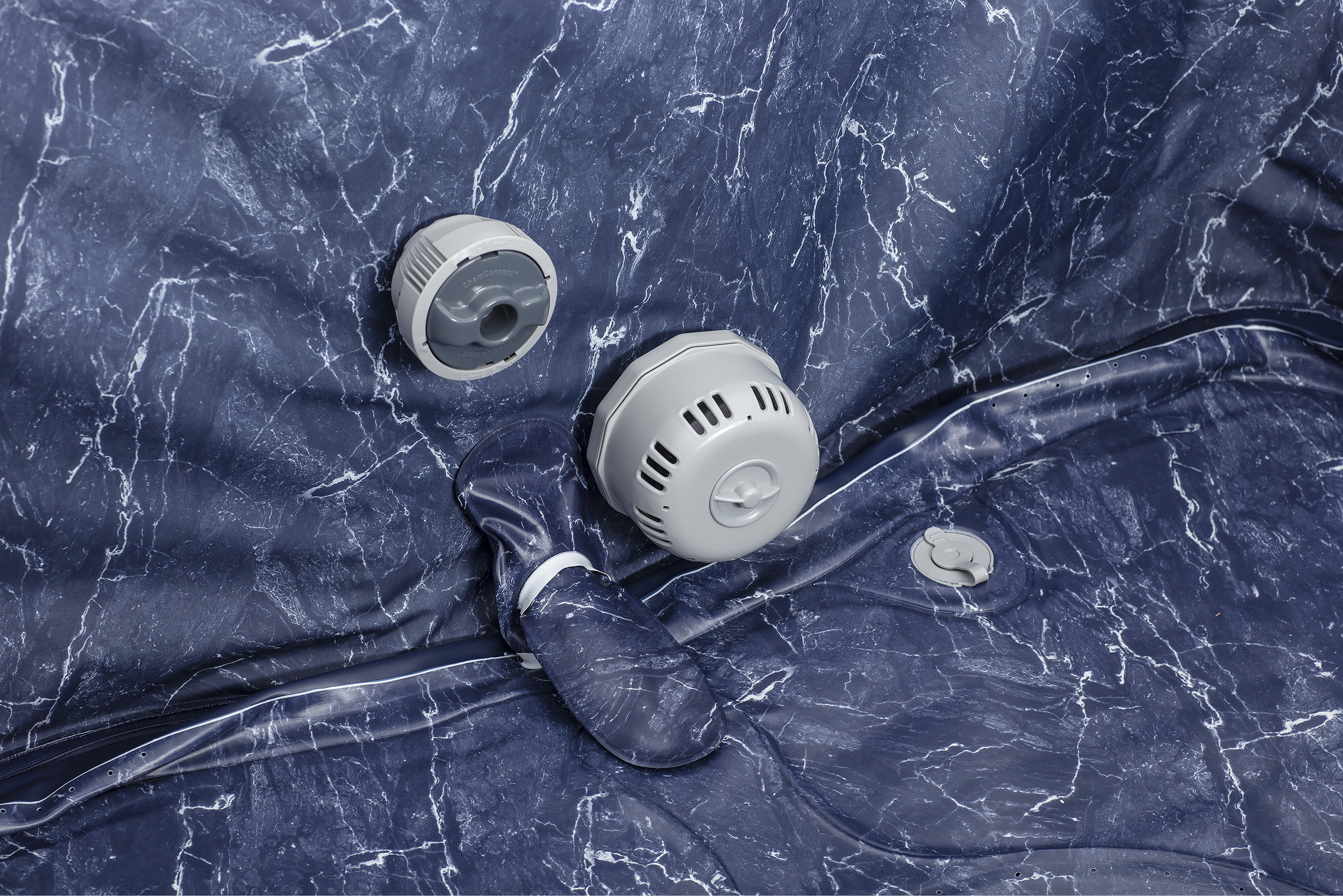 LAY-Z-SPA® ThermaCore™ Energiespar Whirlpool Stockholm AirJet™ mit App Steuerung, für 6 Personen, 164 x 164 x 65 cm, eckig