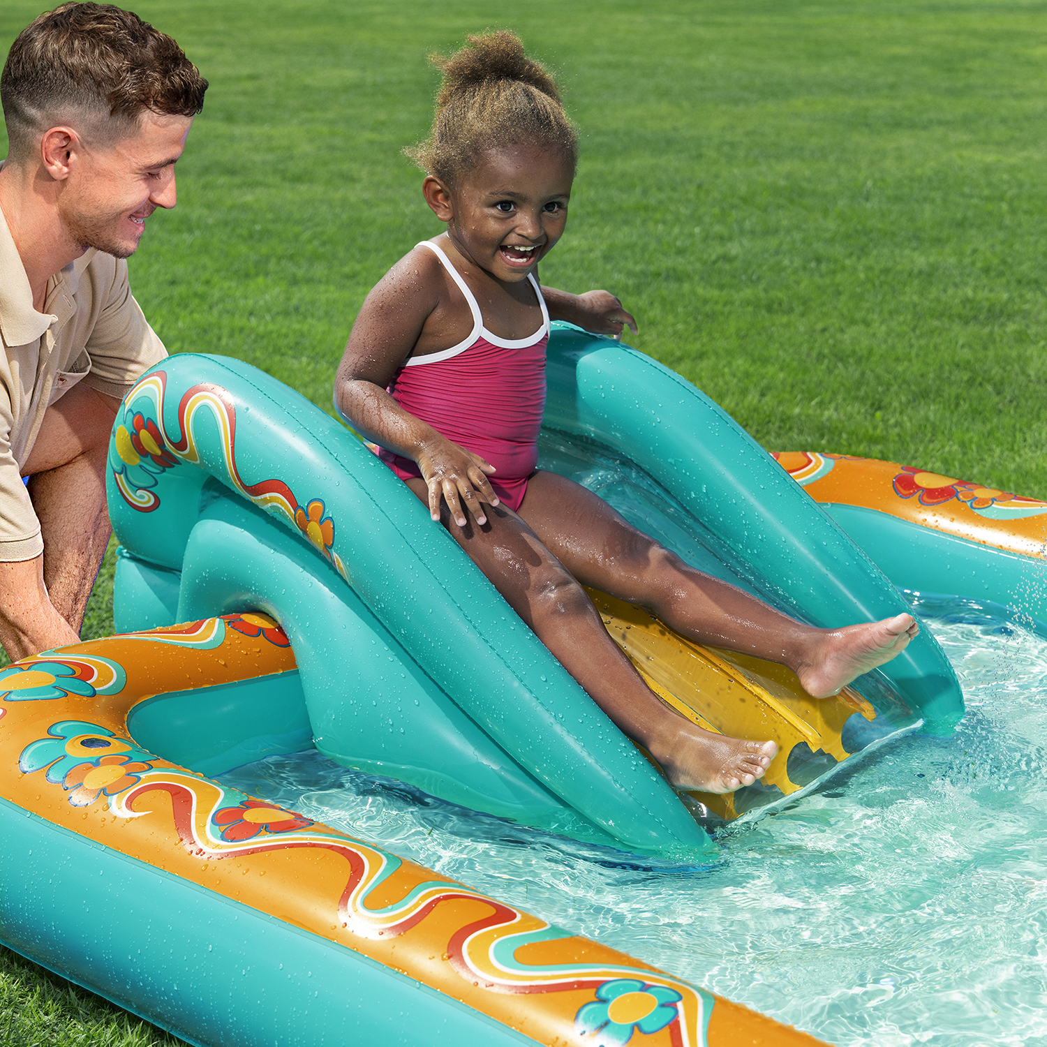 Wasserspielcenter Retro-Welt  193 x 152 x 74 cm