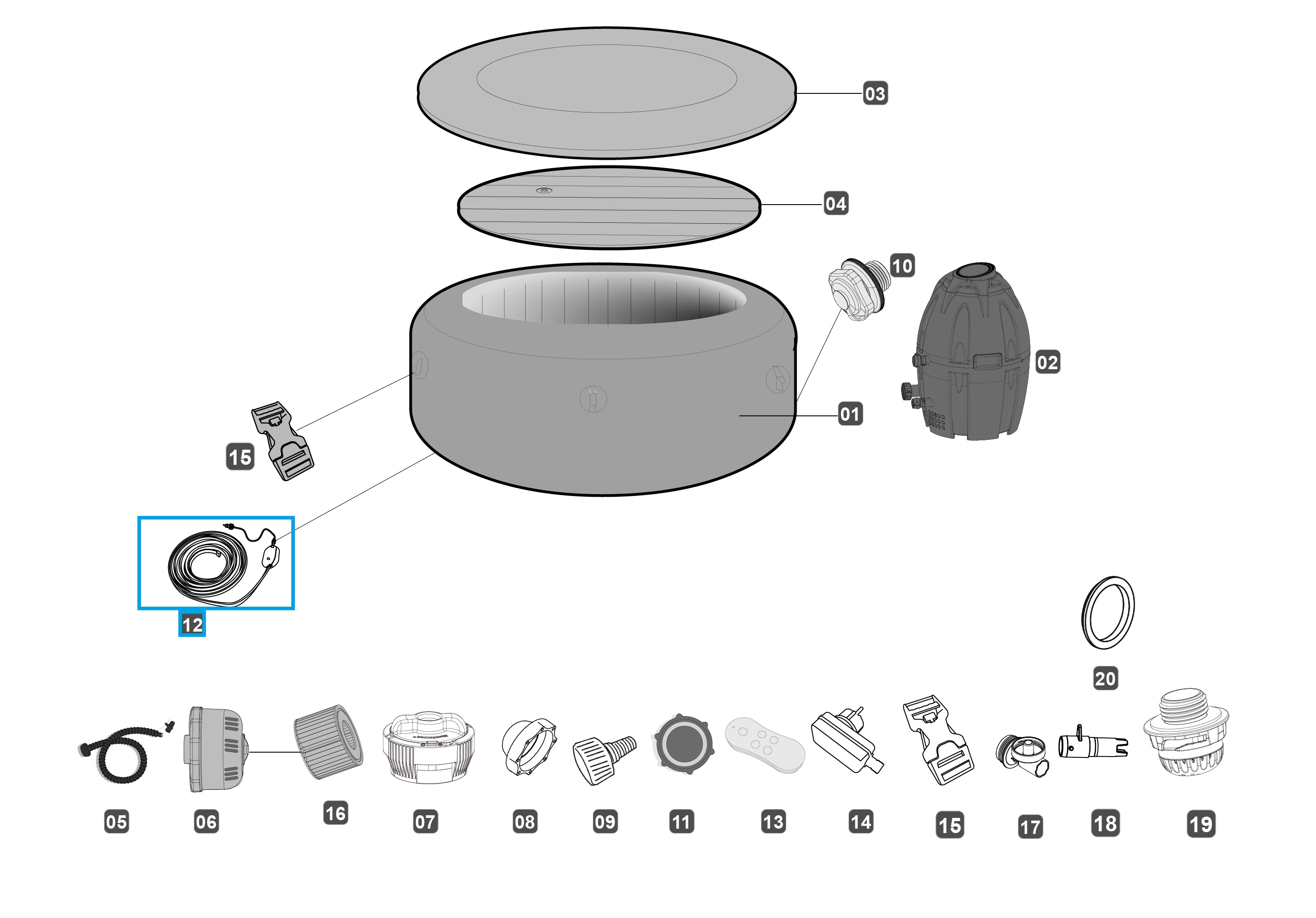 Bestway® Spare Part P6930
