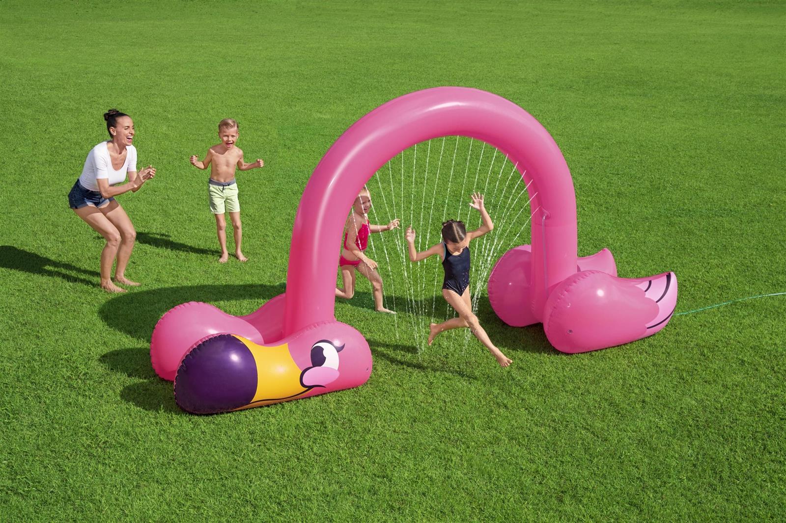 Jumbo Wassersprinkler Flamingo 340 x 110 x 192 cm
