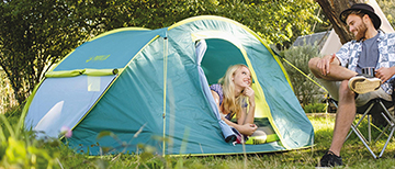 Throwing tents image
