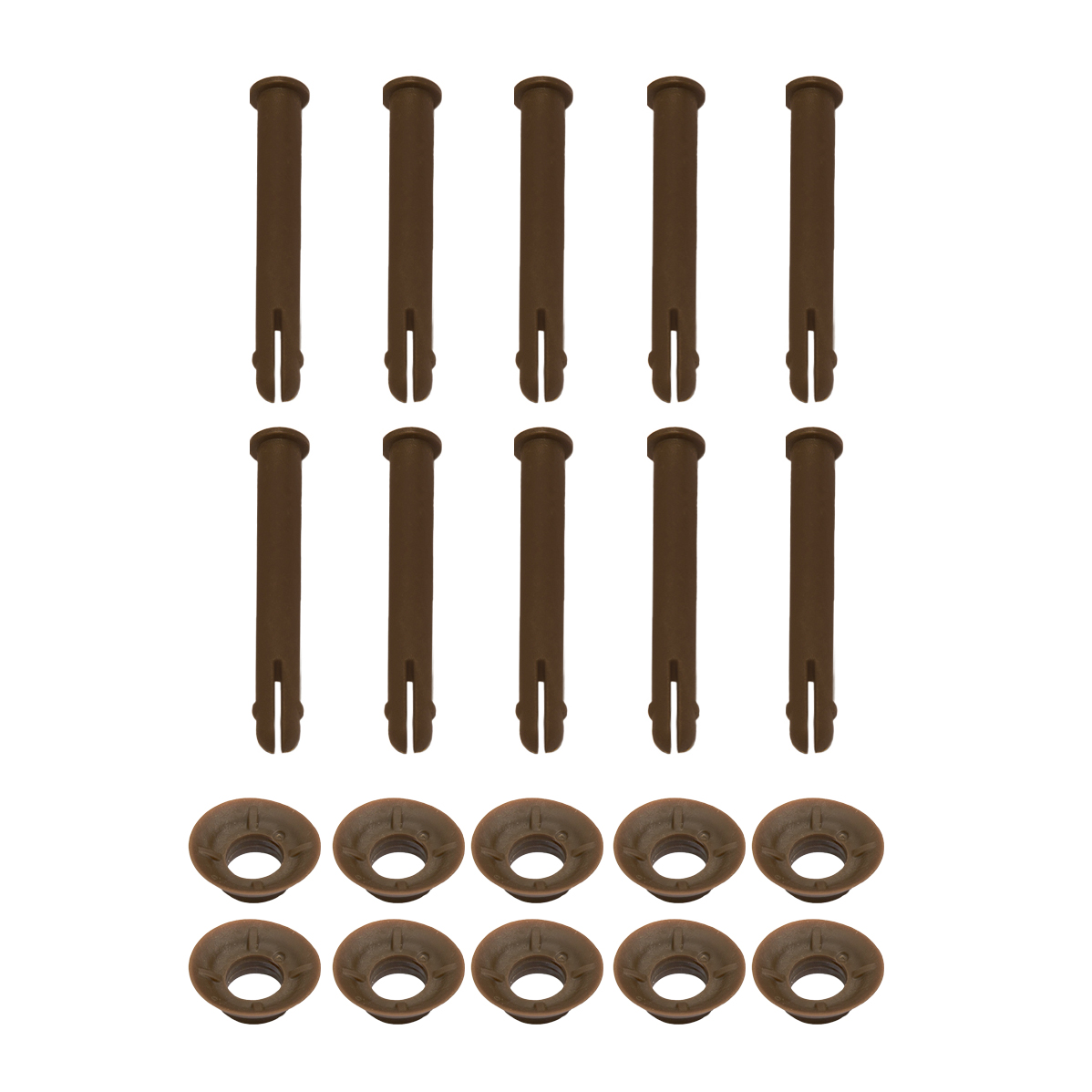 Bestway® Spare Part Pin and gasket set (brown / 10 each) for various Power Steel™ pools, round