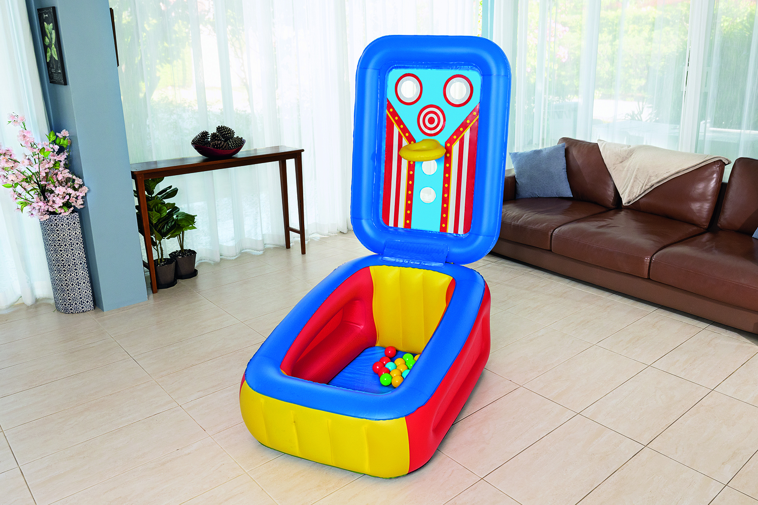 Multifunktionales Bällebad Flip 'n Toss™ 110 x 81 x 140 / 62 cm Multifunktionales Bällebad Flip 'n Toss™ 110 x 81 x 140 / 62 cm