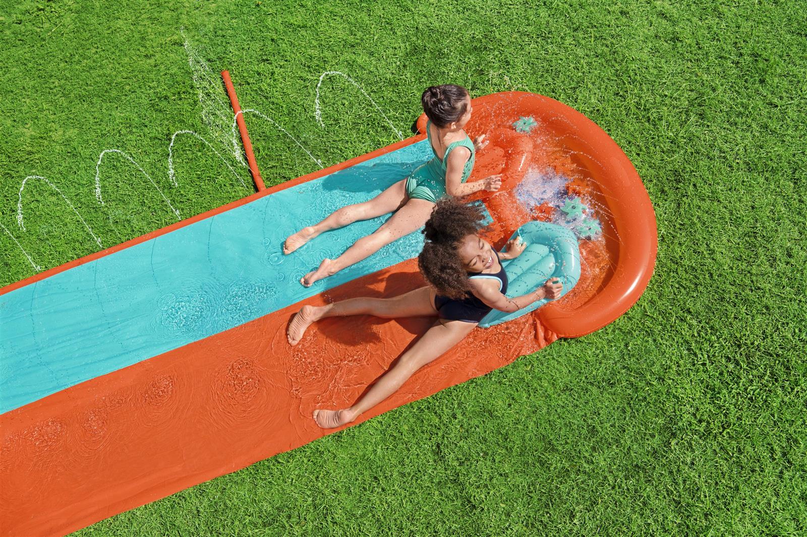 H2OGO!® 2-Personen-Wasserrutsche Sponge Soakers™ 488 x 225 cm