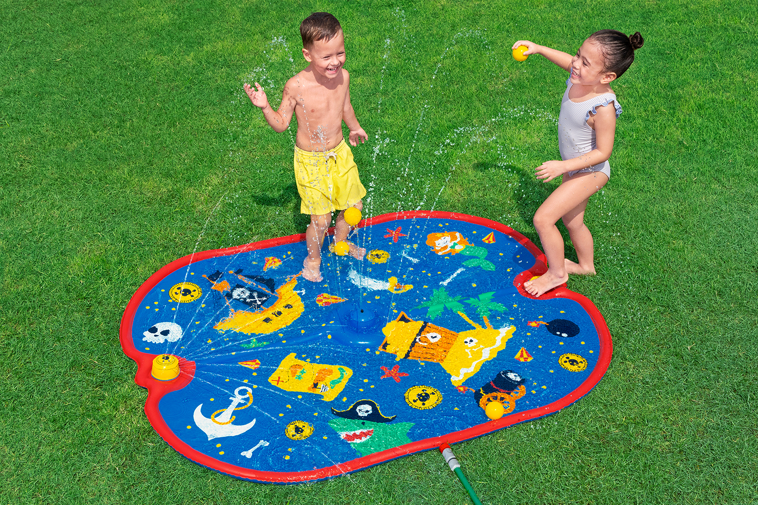 Wassermatte Pirat 170 x 140 cm