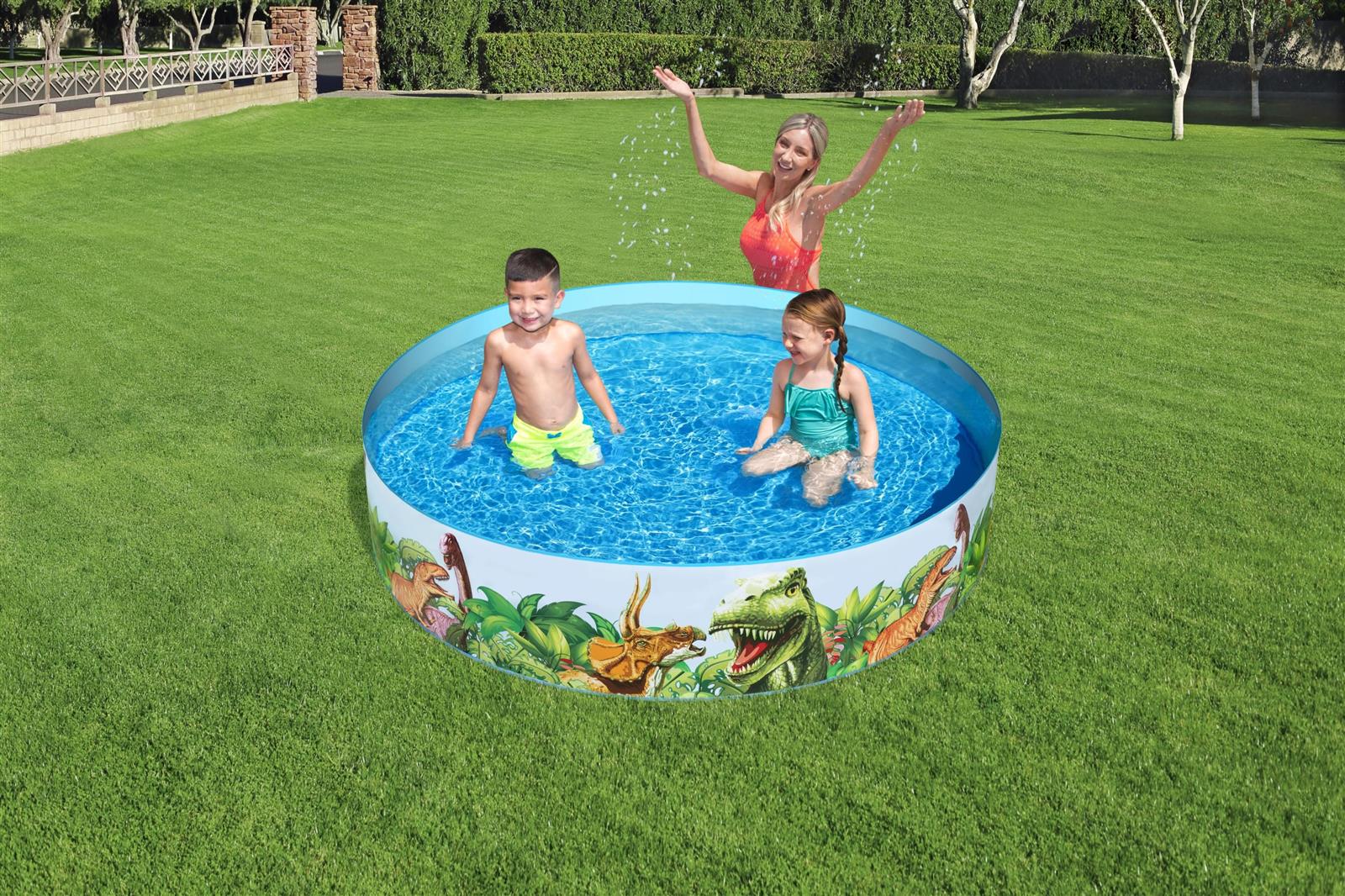 Bestway® ?6' x H15"/?1.83m x H38cm Dinosaur Fill'N Fun