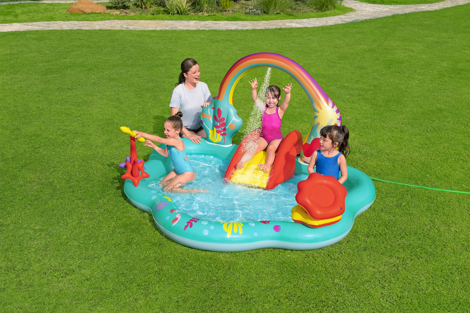 Wasserspielcenter Little Mermaid 221 x 193 x 117 cm