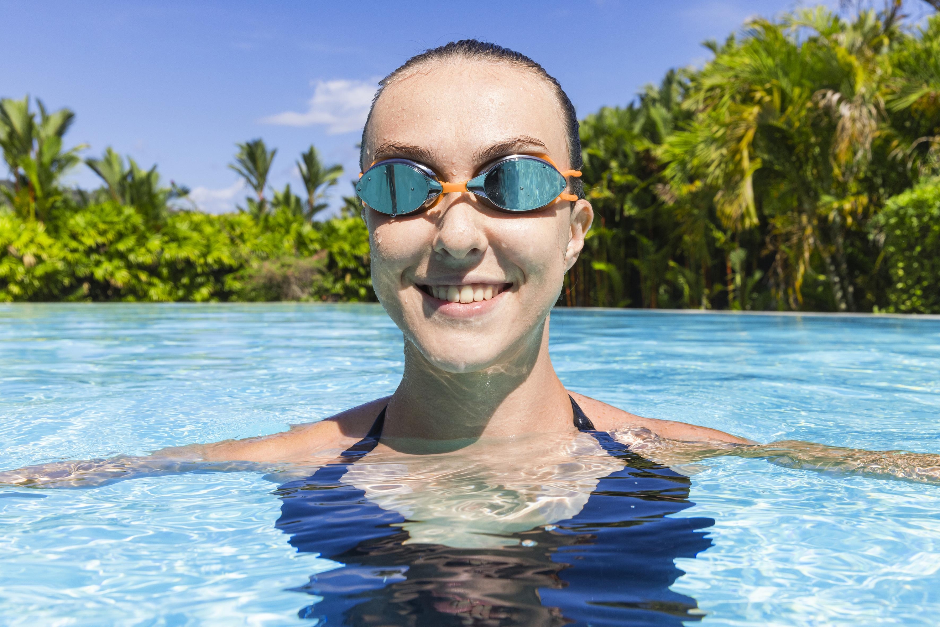 Elite Blast Pro™ Schwimmbrille ab 14 Jahren, Orange