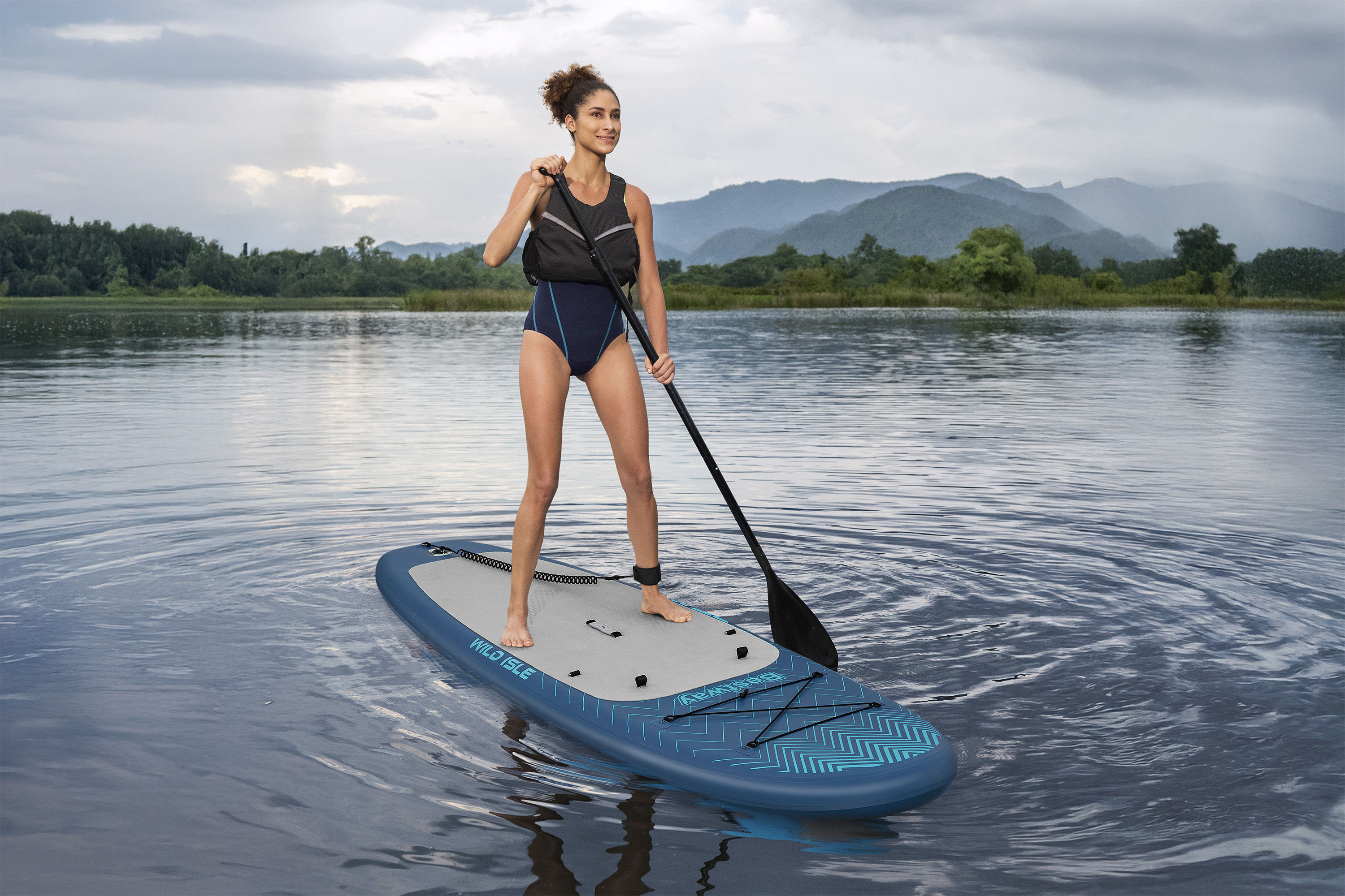 SUP Allround Board-Set Wild Isle™ mit Sitz 305 x 84 x 15 cm
