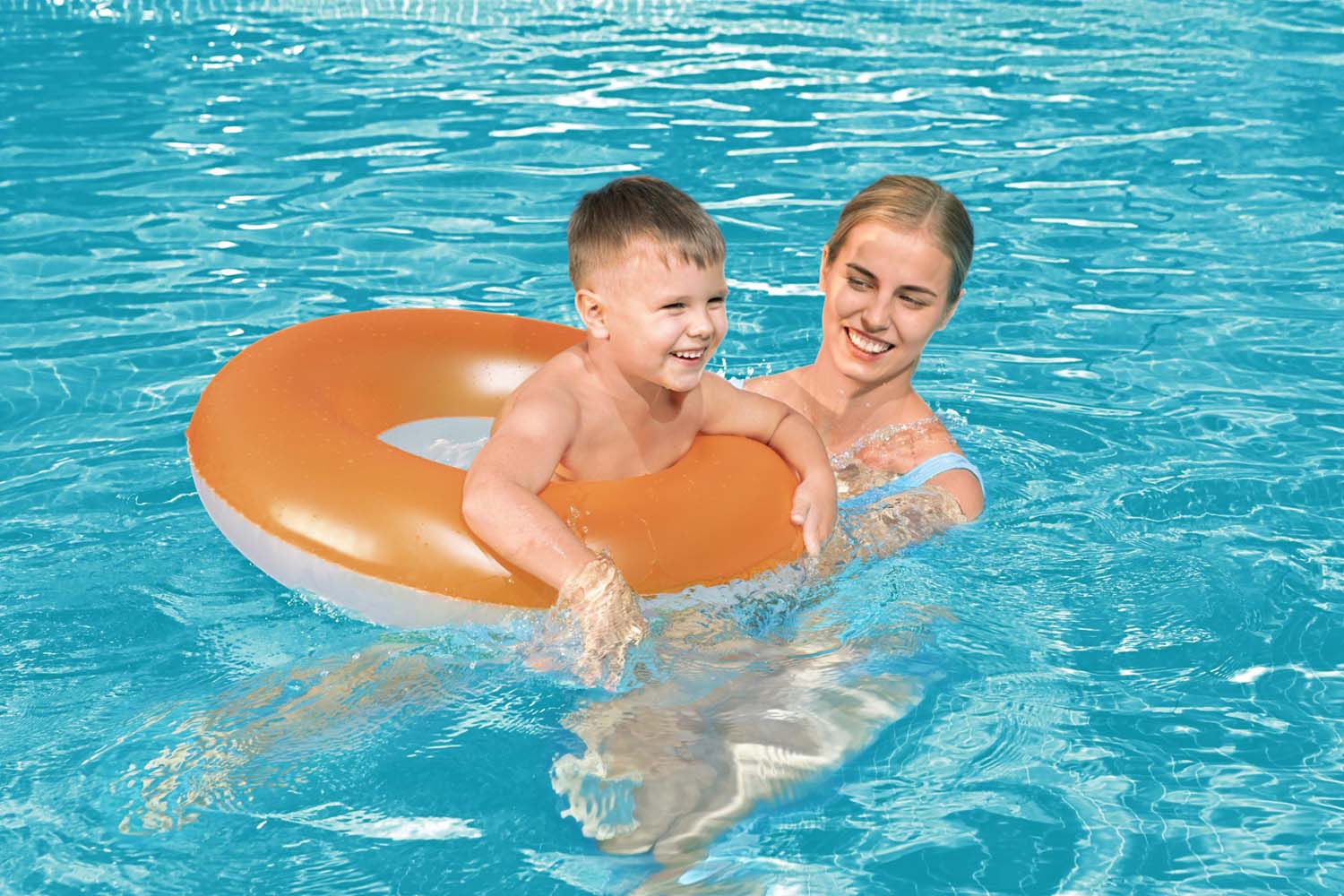 Schwimmring Frosted Neon Ø 76 cm, sortiert