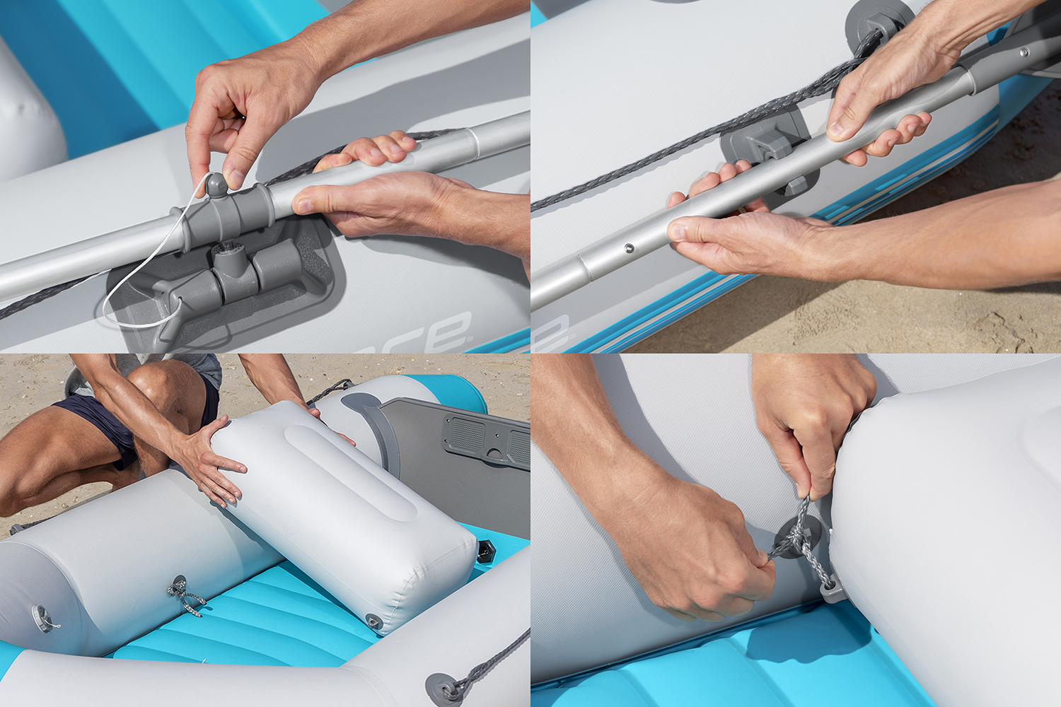 Hydro Force® Sportboot Komplett-Set Corinth Elite™ 230 x 130 x 33 cm