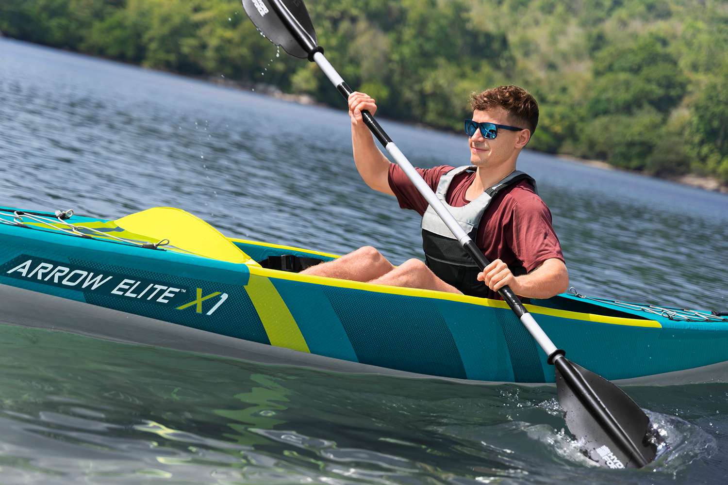 Hydro Force® Kajak-Set Arrow Elite™ X1 365 x 73 x 30 cm