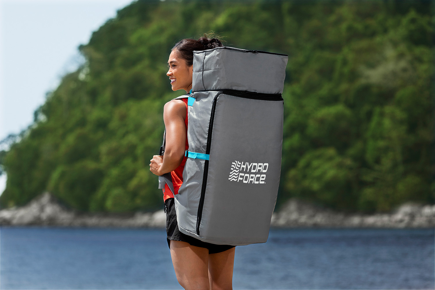 Hydro Force® SUP Touring Board-Set Aqua Glider™ 320 x 79 x 12 cm